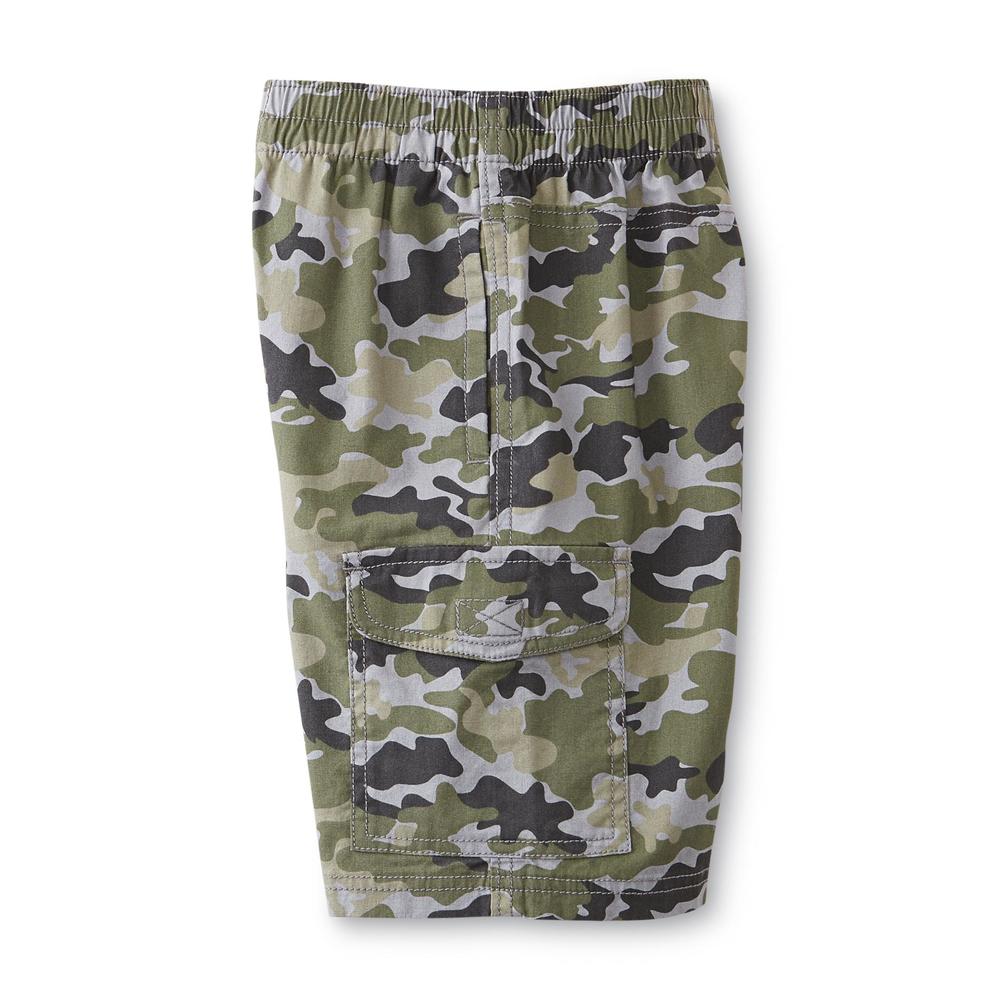 Boy's Cargo Shorts - Camouflage