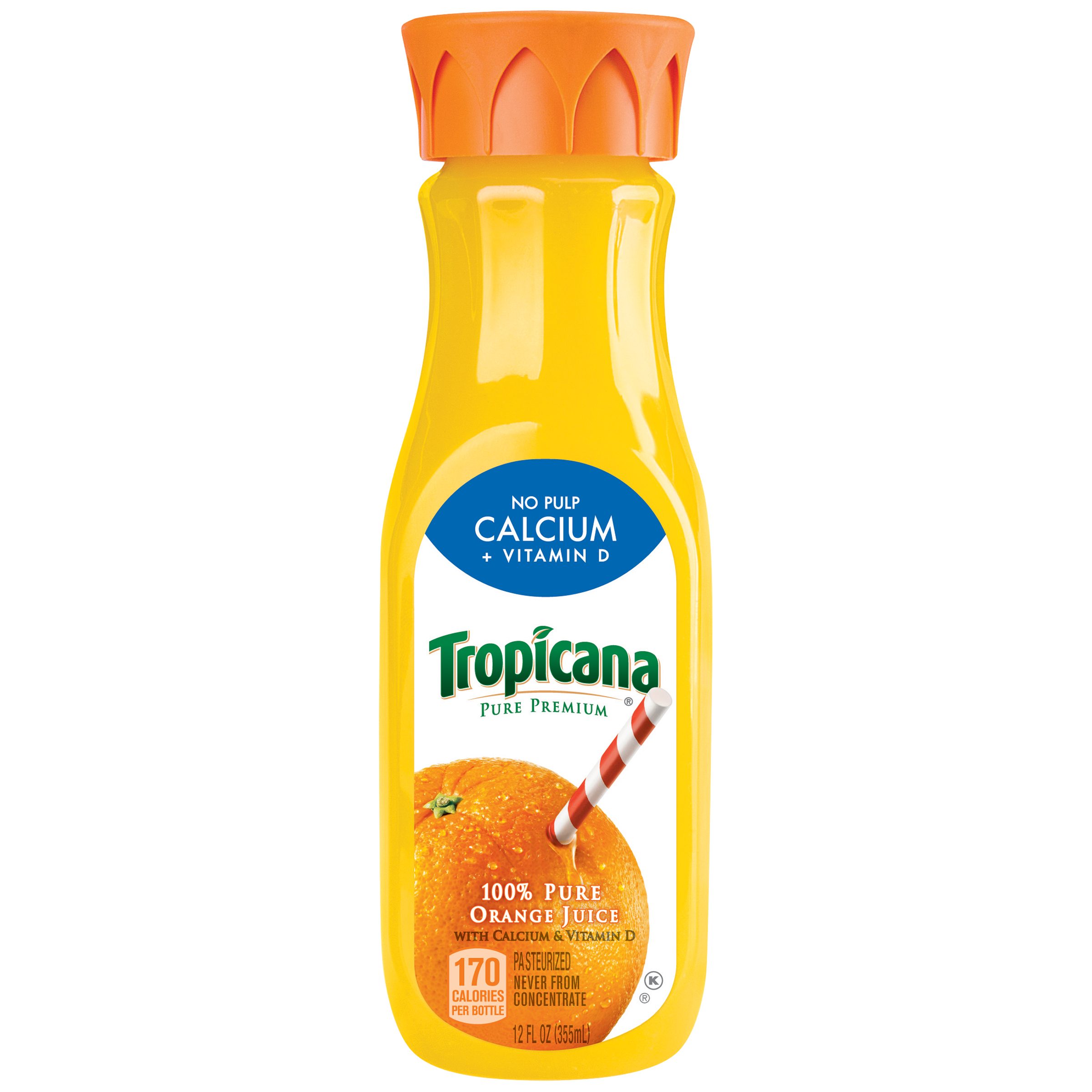 UPC 048500017760 Tropicana Pure Juice with Calcium, Orange, 12 Ounce