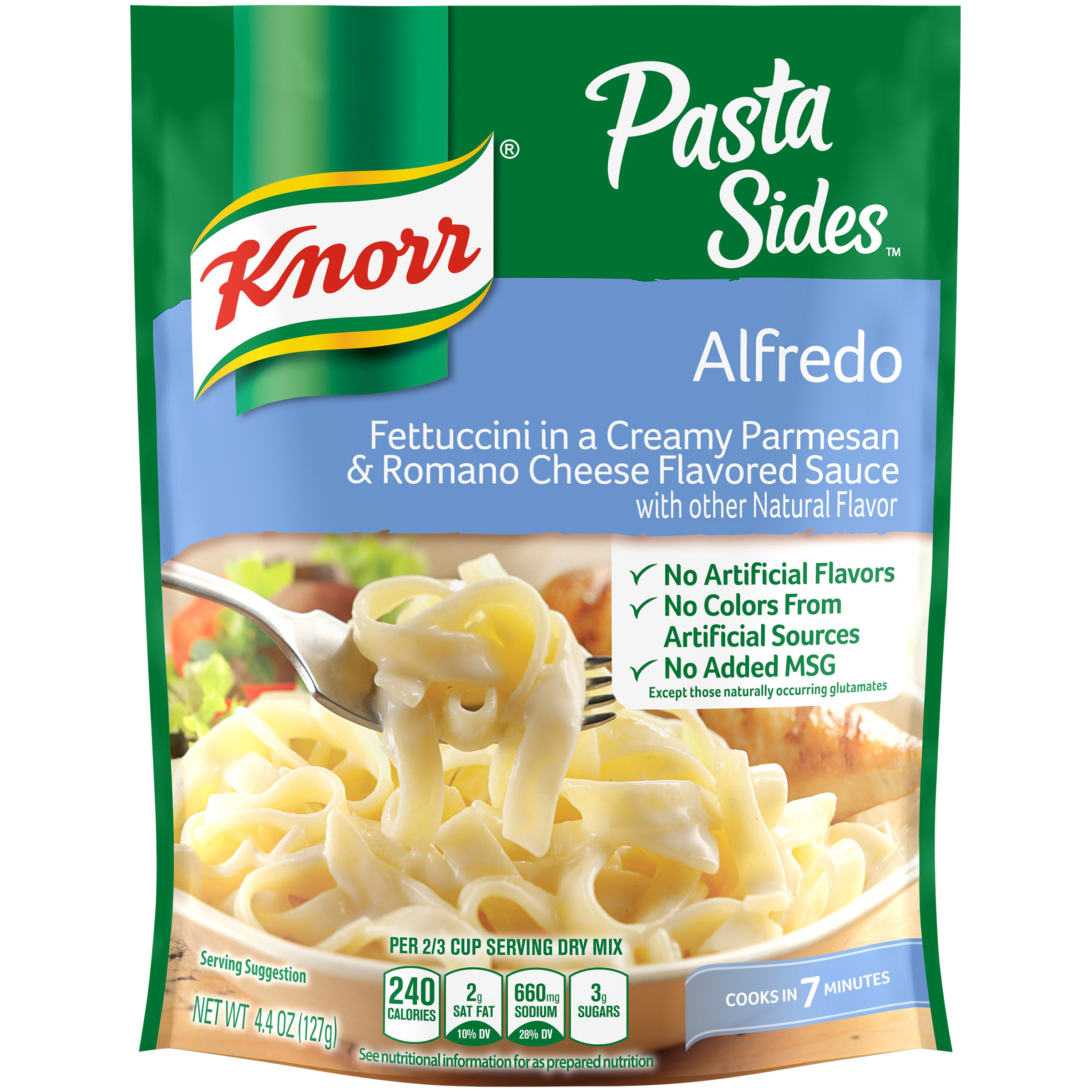 Knorr Pasta Sides Fettuccini, Alfredo, 4.4 oz (124 g) Shop Your Way