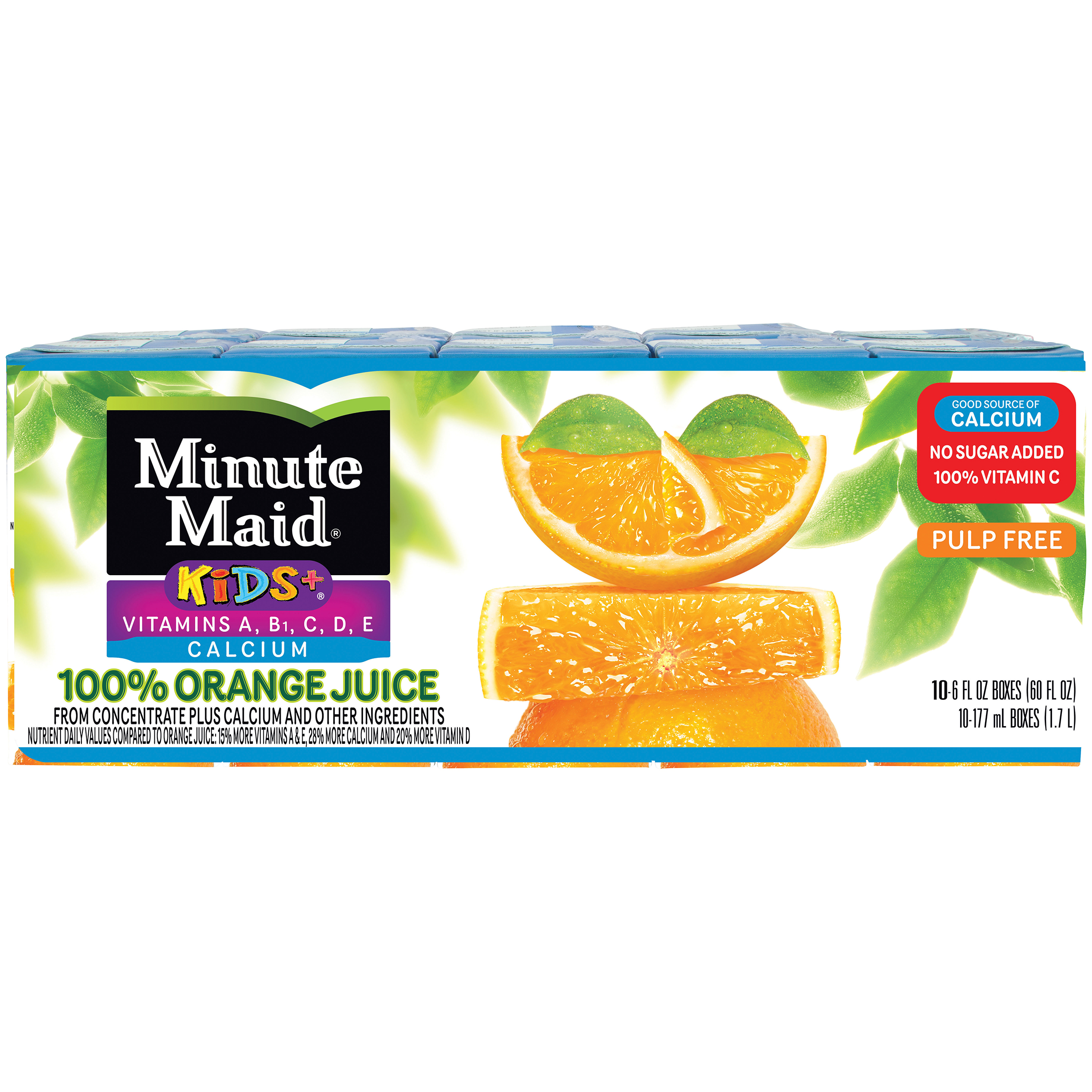 UPC 025000010842 product image for Orange Vitamins A B1 C D E & Calcium 100% Juice 60 FL OZ PACK | upcitemdb.com