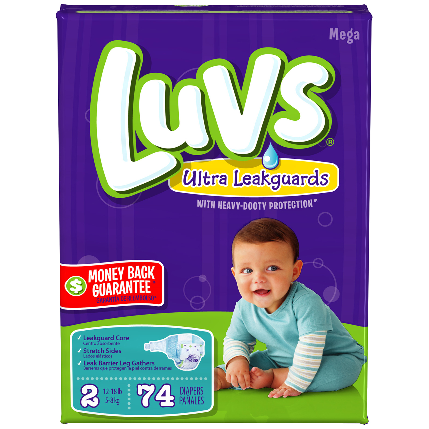 Luvs Ultra LeakGuards Diapers, Blue' Clues, Mega Shop Your Way