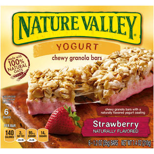 nature valley strawberry yogurt bars