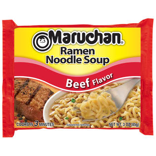Maruchan Beef Flavor Ramen Noodle Soup 3 OZ BAG - Food ...