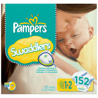 Pampers Dry Max Swaddlers New Baby Diapers, Size 1-2 - 152 ...
