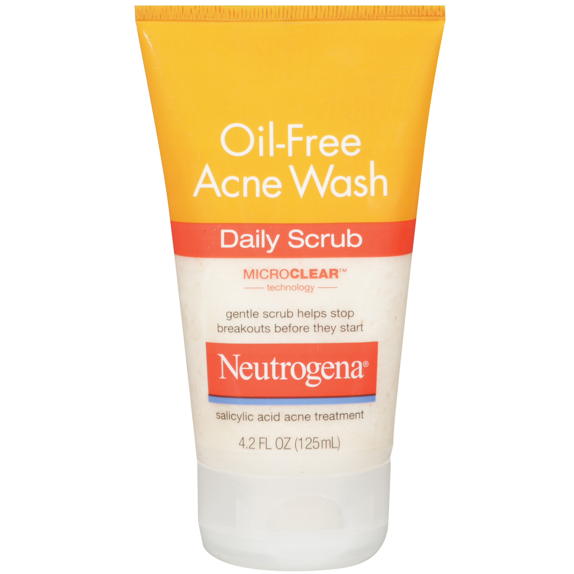 Neutrogena Daily Scrub Oil-Free Acne Wash 4.2 OZ Tube
