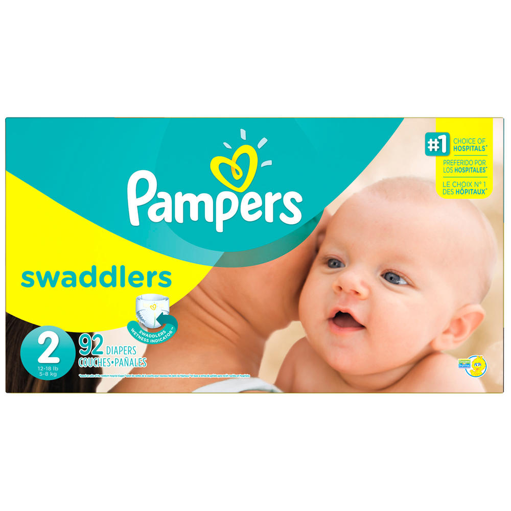 Swaddlers Size 2, Super Pack 92 Ct