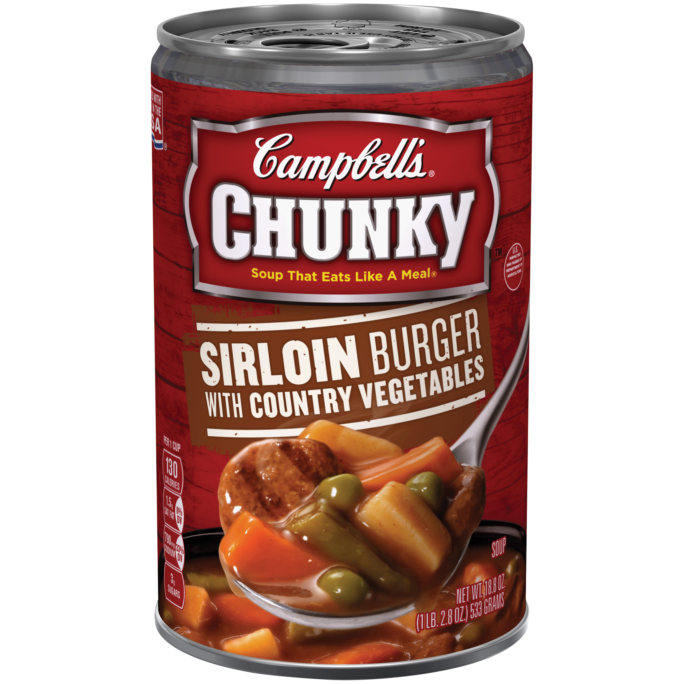 Campbell's Sirloin Burger with Country Vegetables Soup Food & Grocery