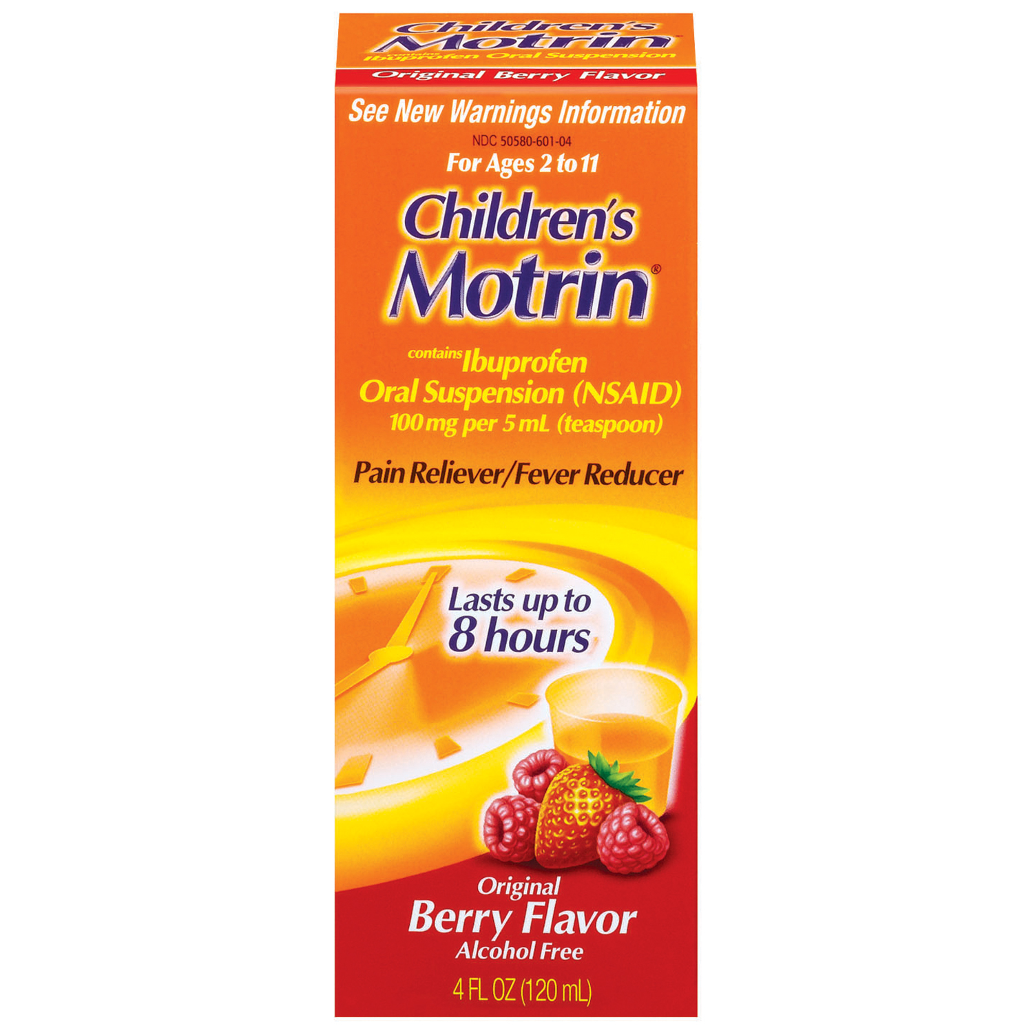 Motrin Children's Pain Reliever/Fever Reducer for Ages 2 to 11, Oral