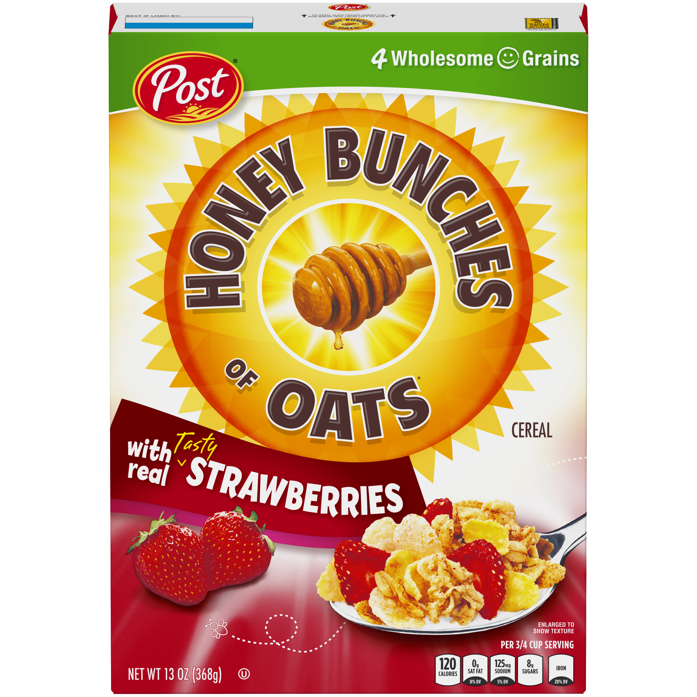 UPC 884912112217 product image for with Real Strawberries Cereal 13 OZ BOX | upcitemdb.com