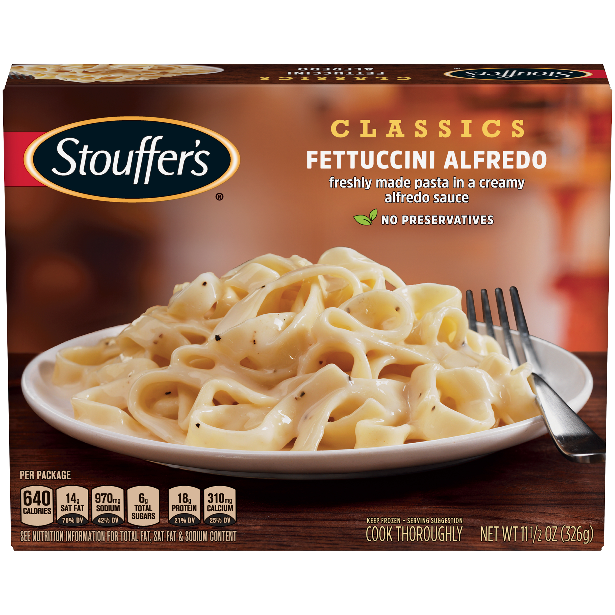UPC 013800120069 product image for Freshly made pasta in a creamy alfredo sauce Fettuccini Alfredo 11.5 OZ BOX | upcitemdb.com