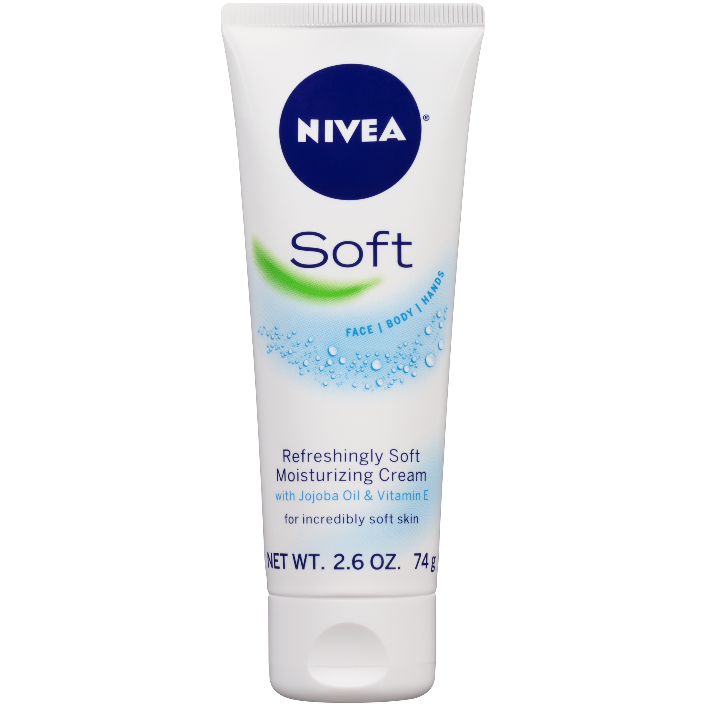 Nivea Soft Refreshingly Soft Moisturizing Creme, 2.6 oz (74 g)