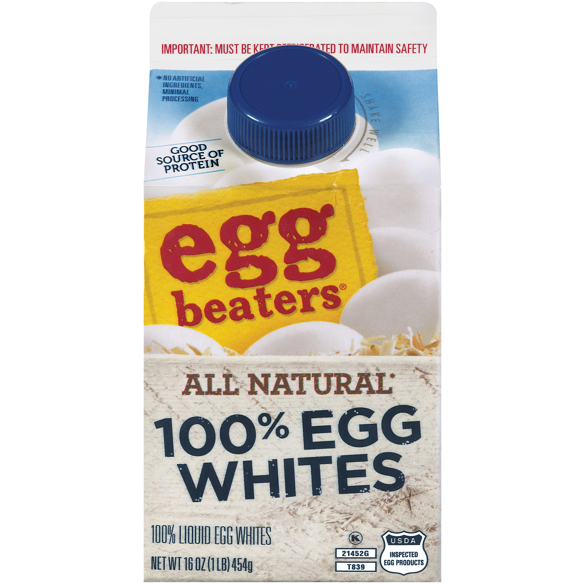 UPC 070272002132 product image for Egg Whites All Natural Egg Product 16 OZ POUR SPOUT | upcitemdb.com