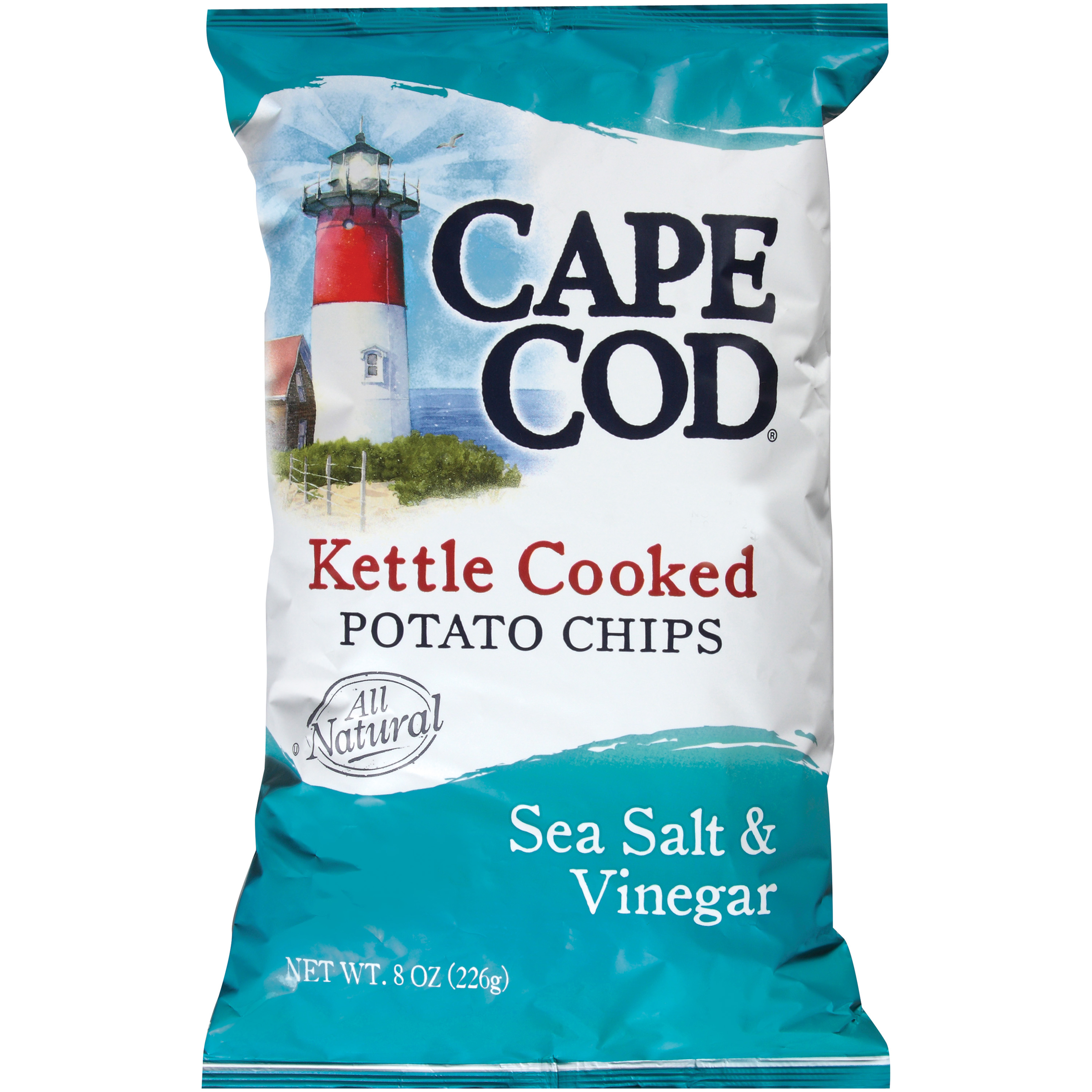UPC 020685000287 Kettle Cooked Sea Salt & Vinegar Potato Chips 8 OZ