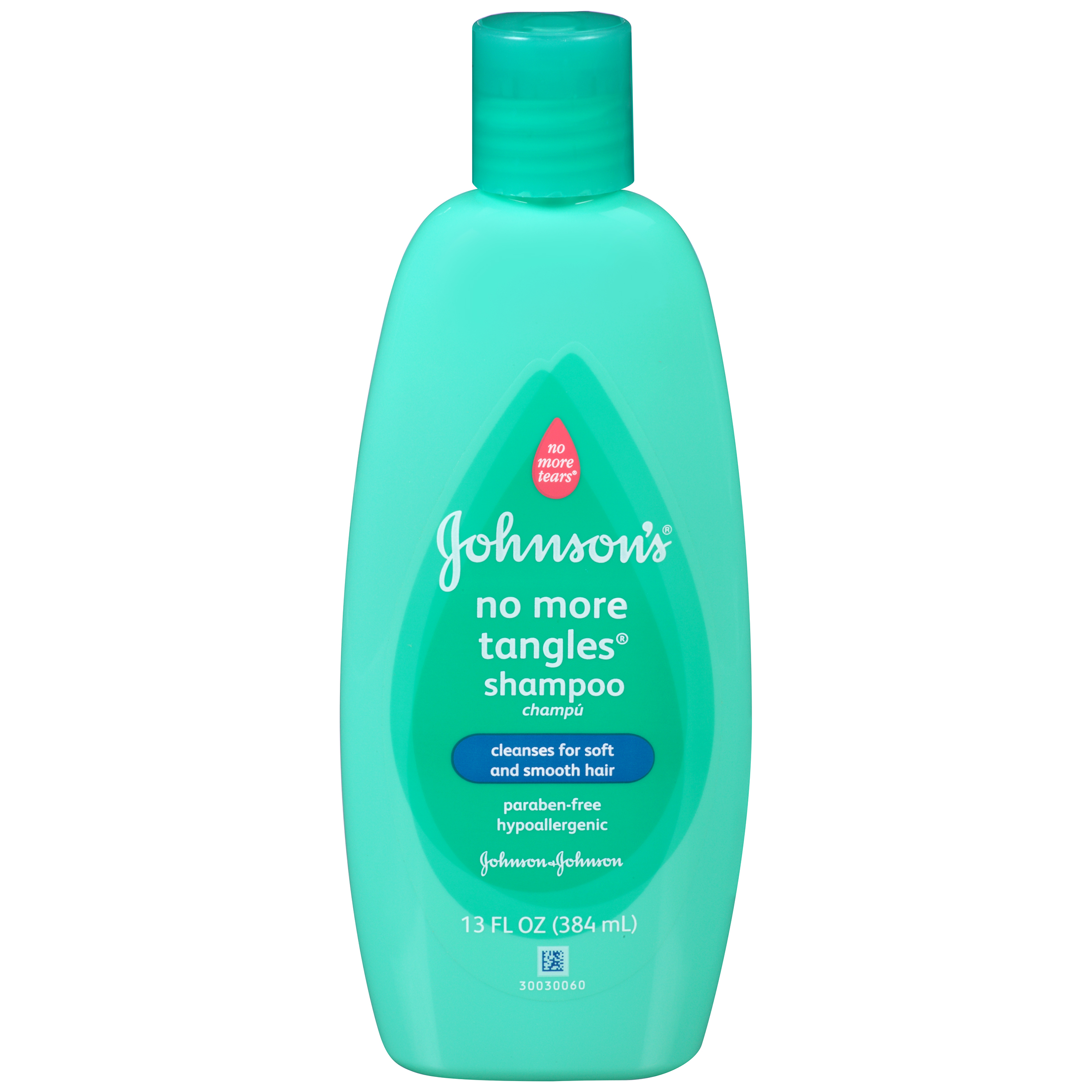 Johnson's No More Tangles Shampoo+Conditioner, Straight Hair, 13 fl oz