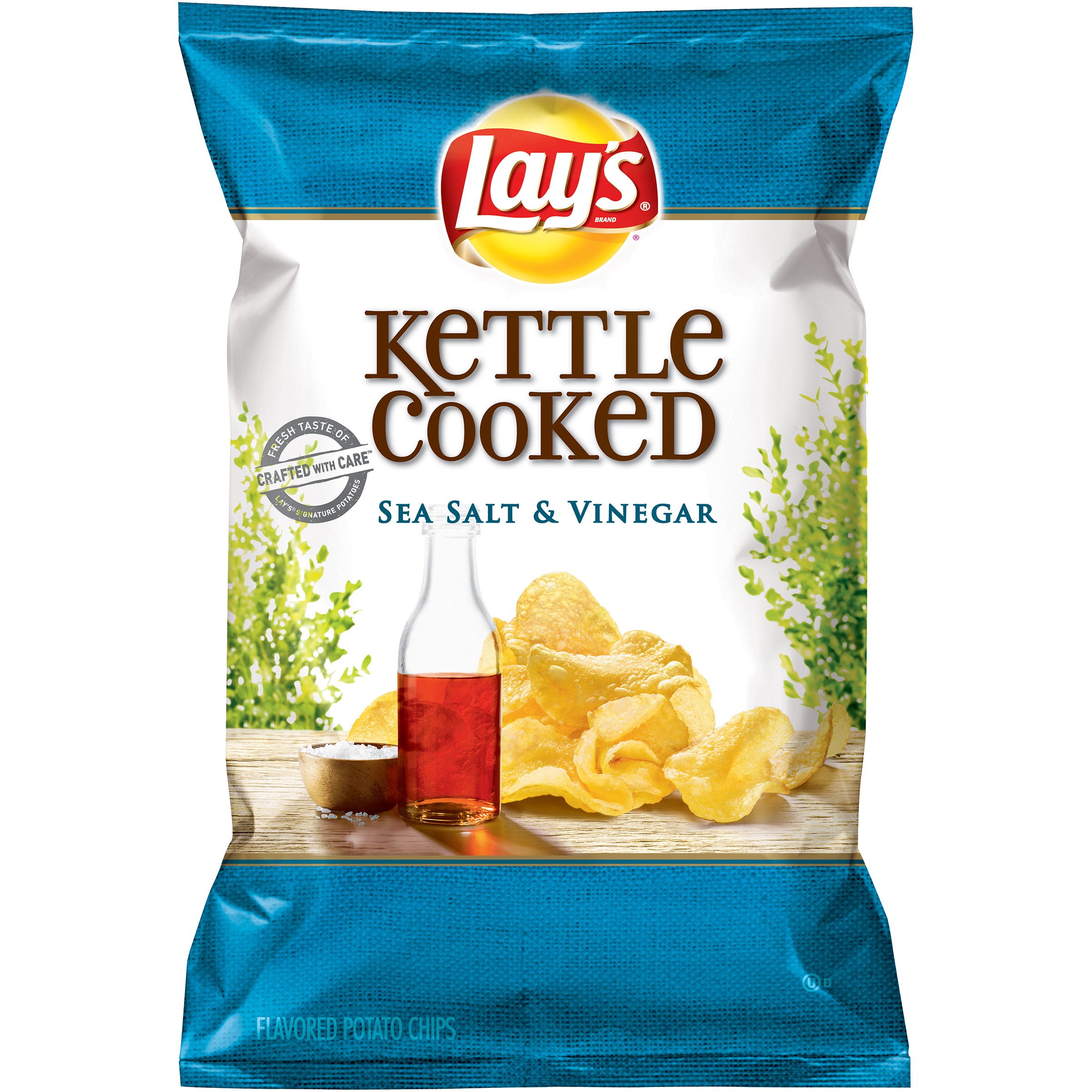 UPC 028400082921 Lay's Kettle Cooked Potato Chips, Sea Salt and
