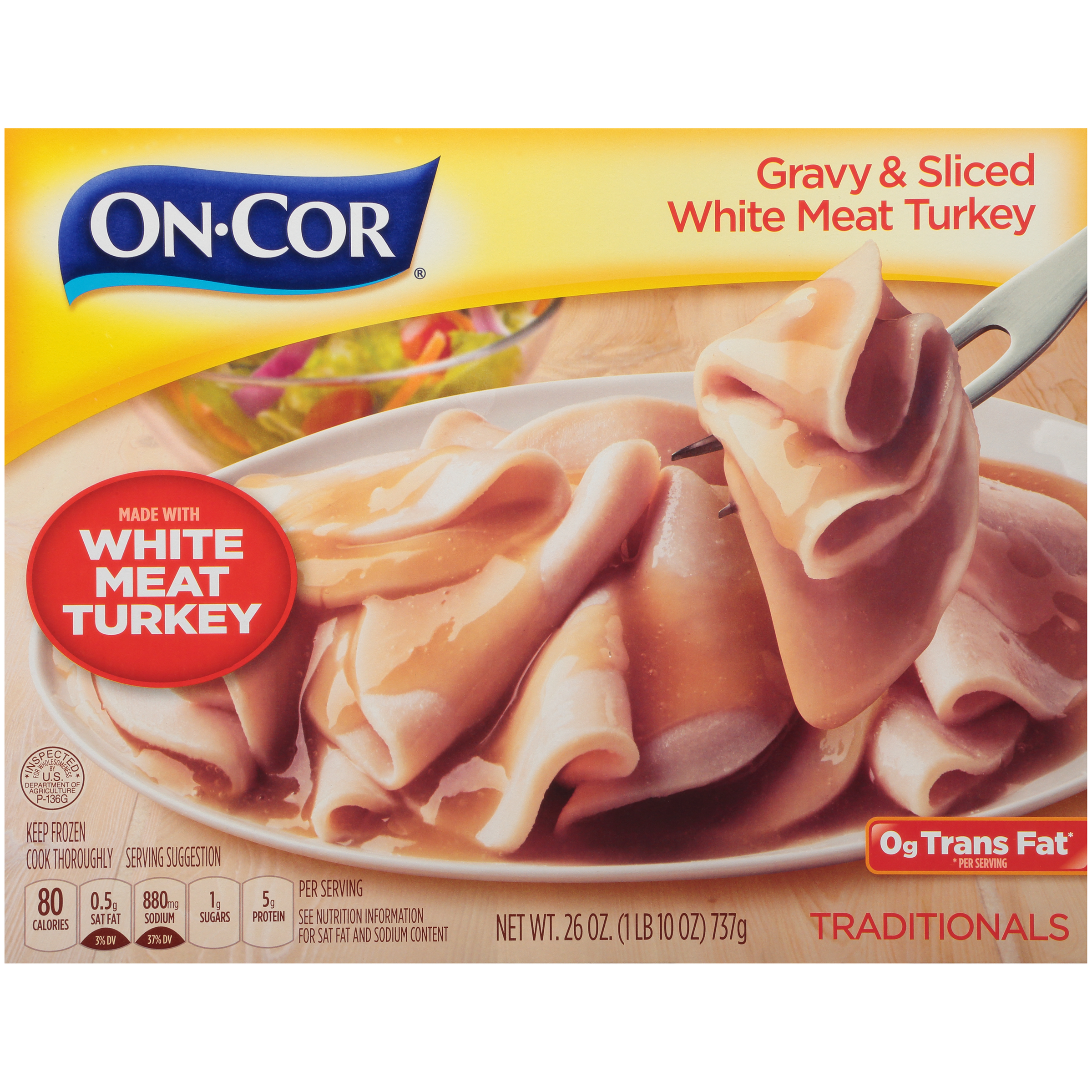 UPC 070575040060 OnCor Traditionals Gravy & Sliced Turkey 32.00 oz