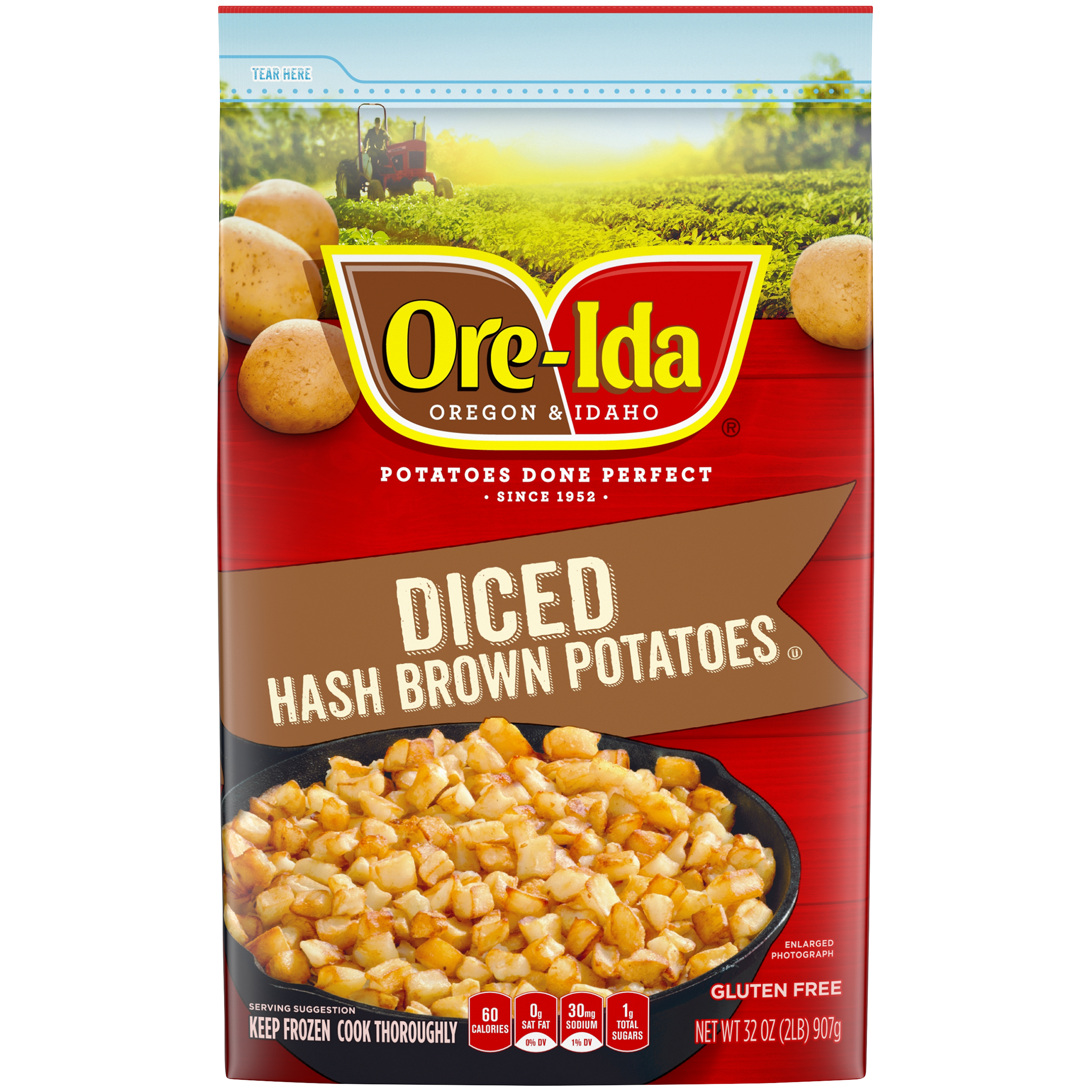 UPC 013120003929 product image for Diced Hash Brown Potatoes 32 OZ BAG | upcitemdb.com