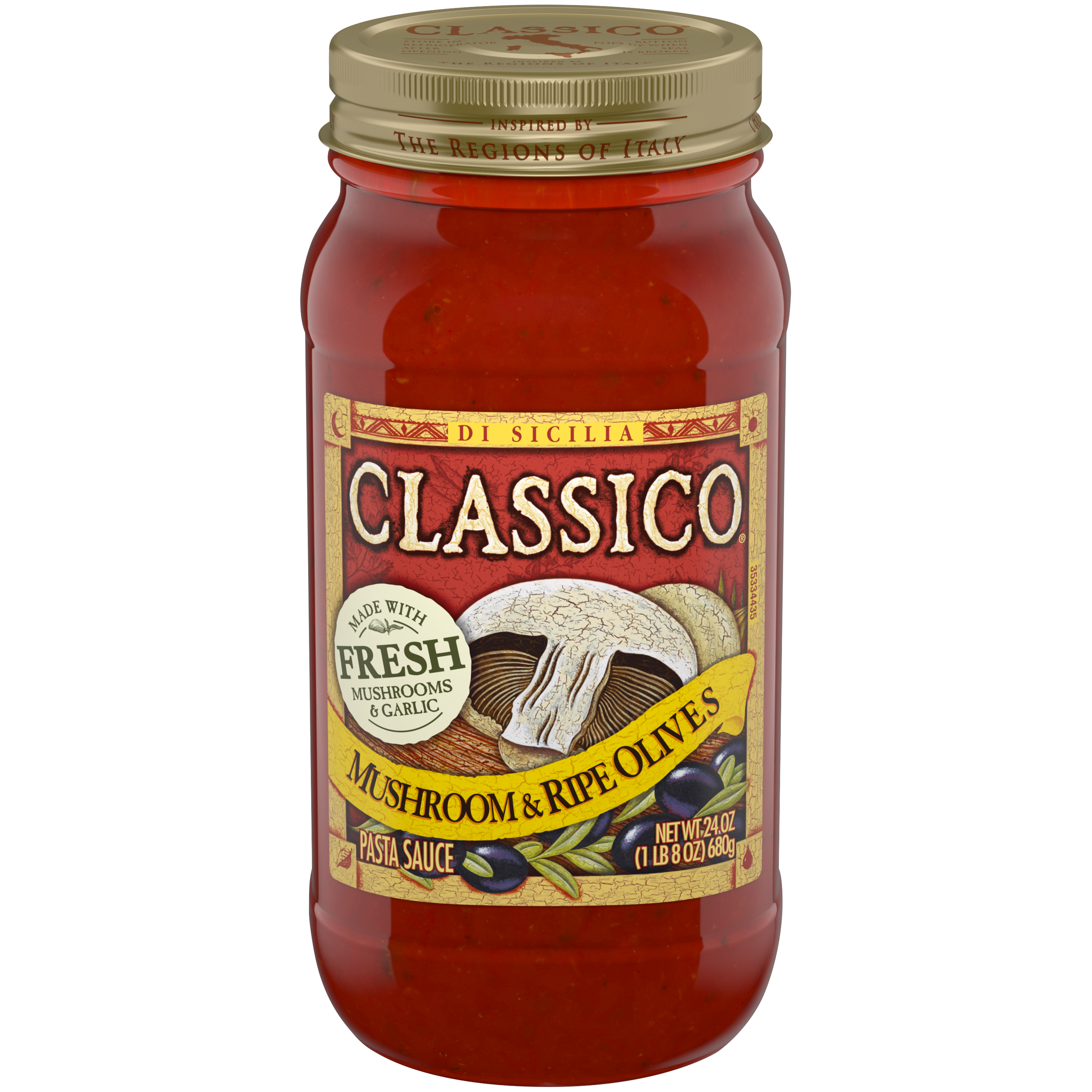 UPC 041129077221 product image for Mushroom & Ripe Olives Pasta Sauce 24 OZ JAR | upcitemdb.com
