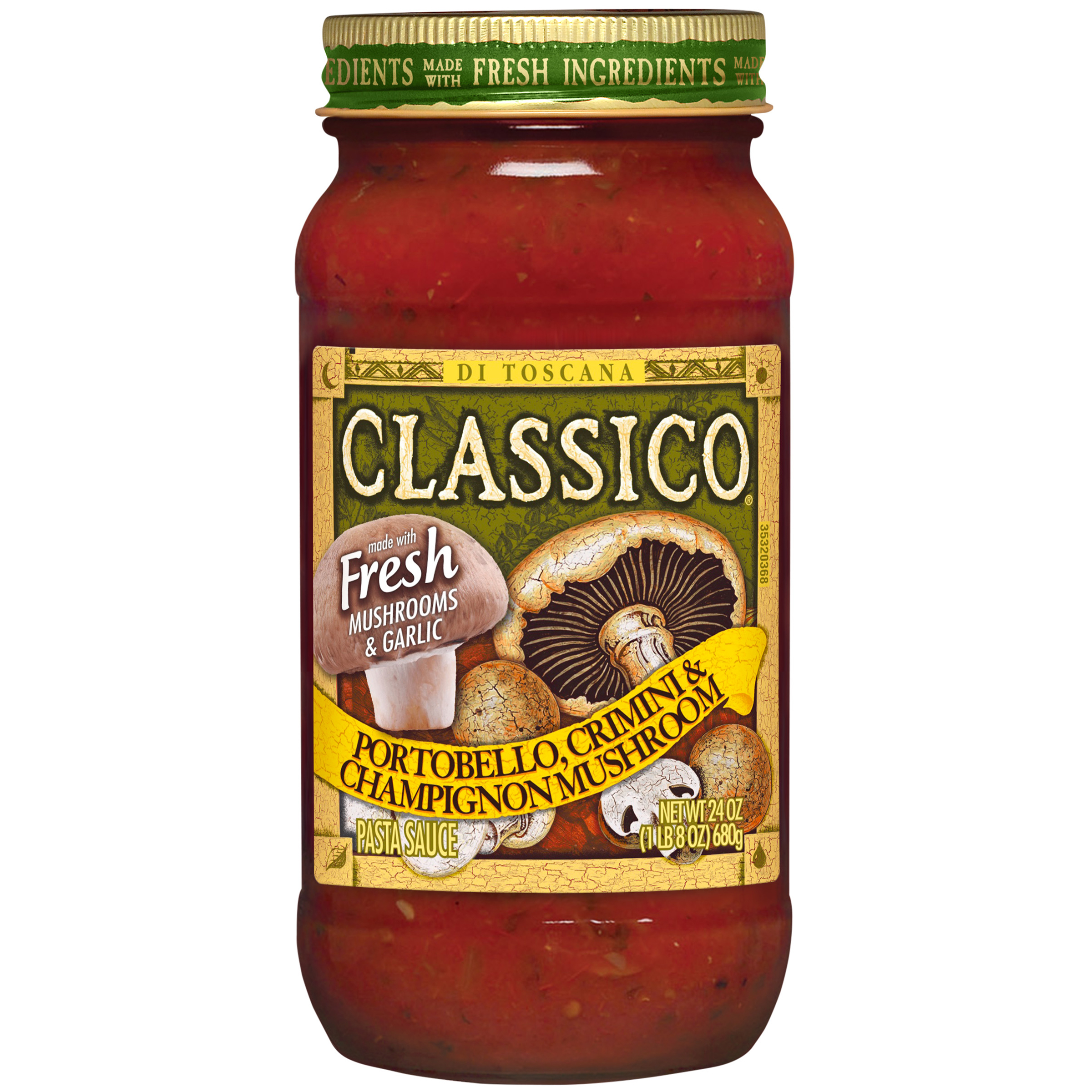 UPC 041129077856 product image for Portobello, Crimini & Champignon Mushroom Pasta Sauce 24 OZ JAR | upcitemdb.com