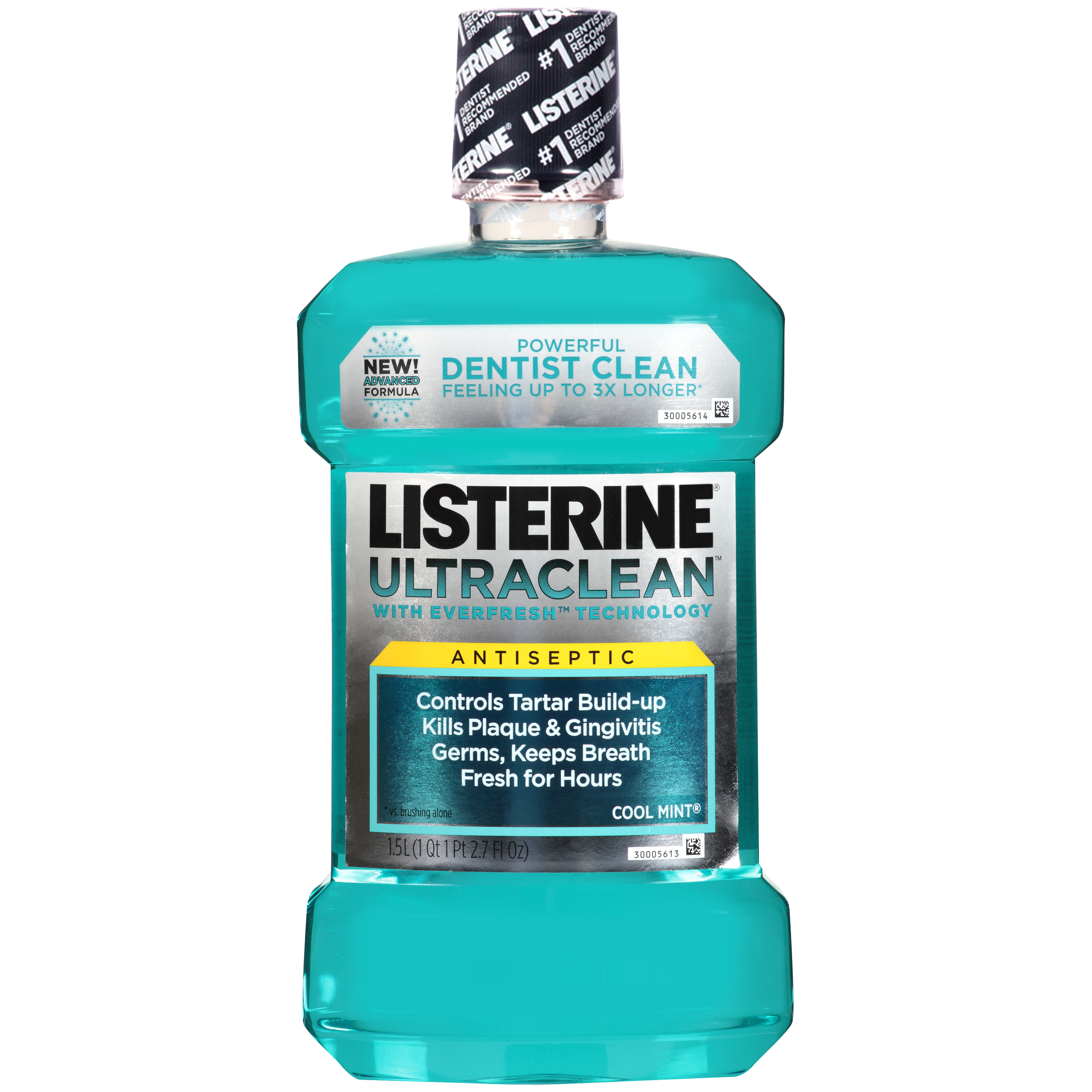 UPC 312547422666 LISTERINE Ultra Clean Antiseptic Mouthwash Cool Mint