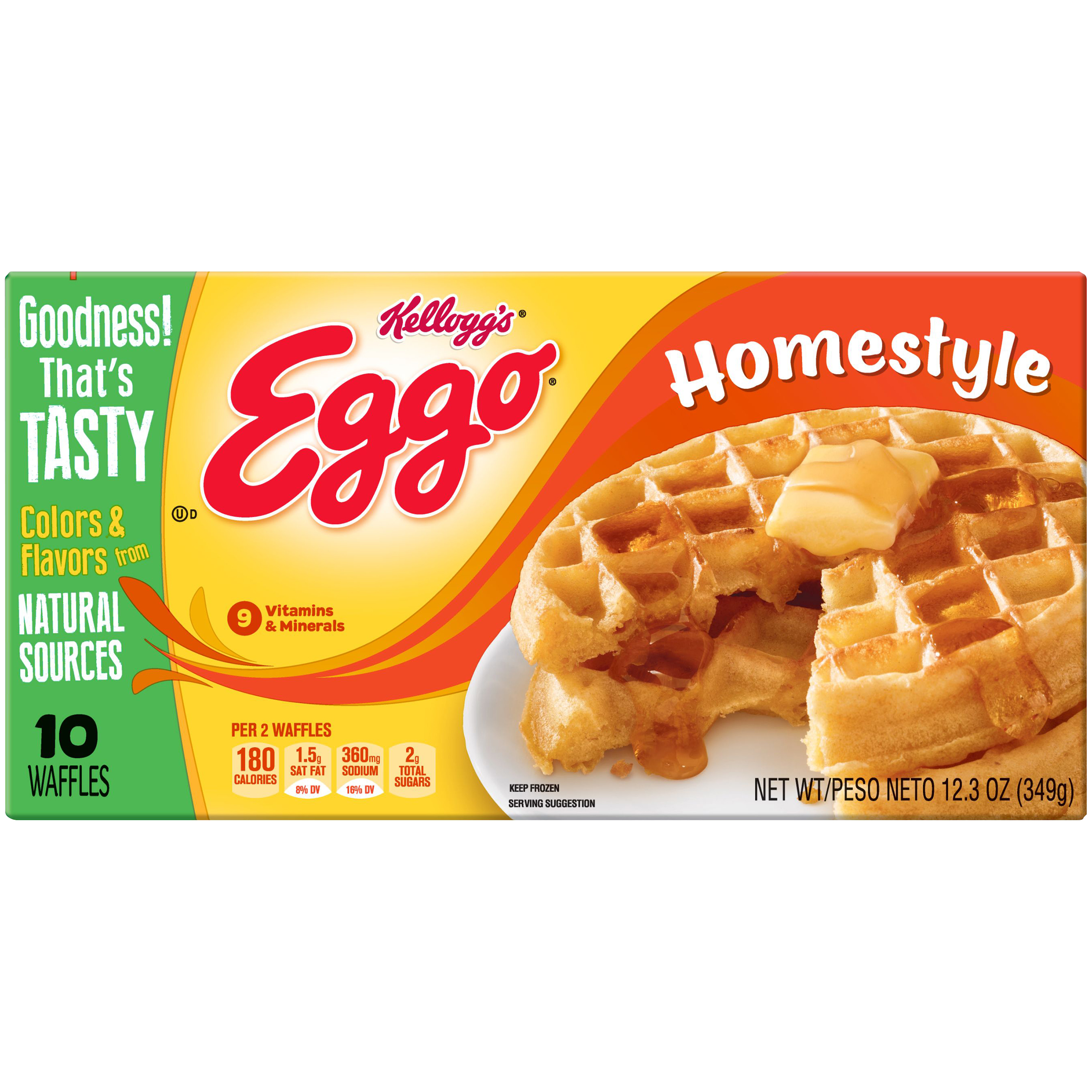 UPC 038000402609 product image for Eggo Homestyle Waffles | upcitemdb.com