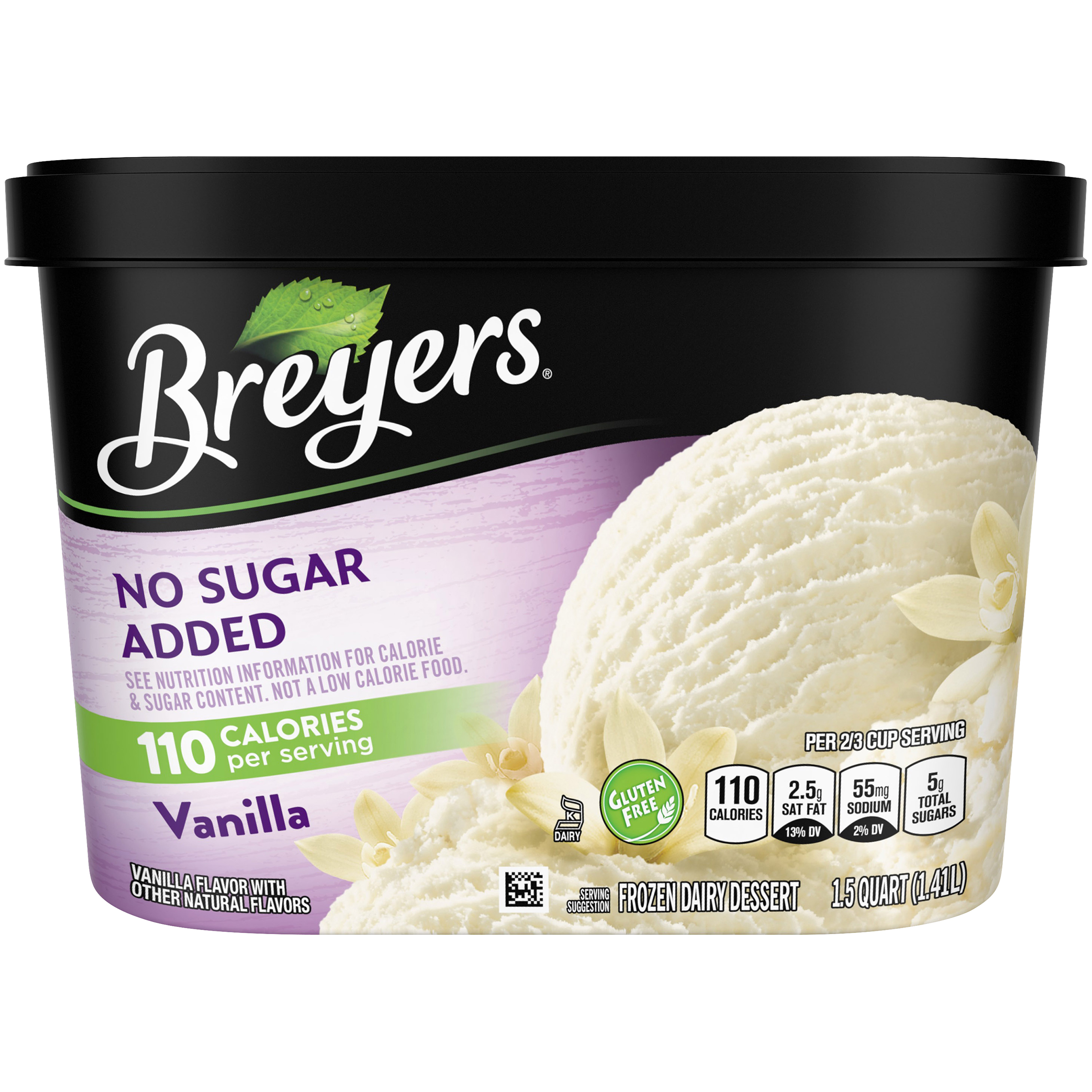 Breyers Vanilla No Sugar Added Ice Cream 1.5 QT TUB Shop Your Way