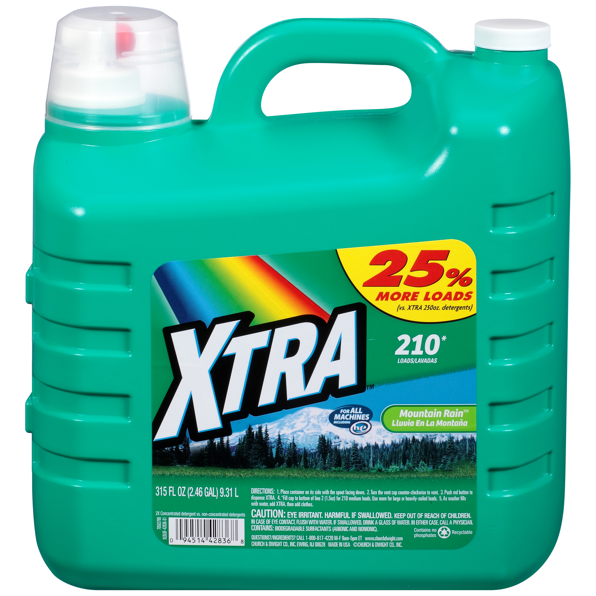 Xtra Mountain Rain Liquid Laundry Detergent 315 Oz. Shop Your Way