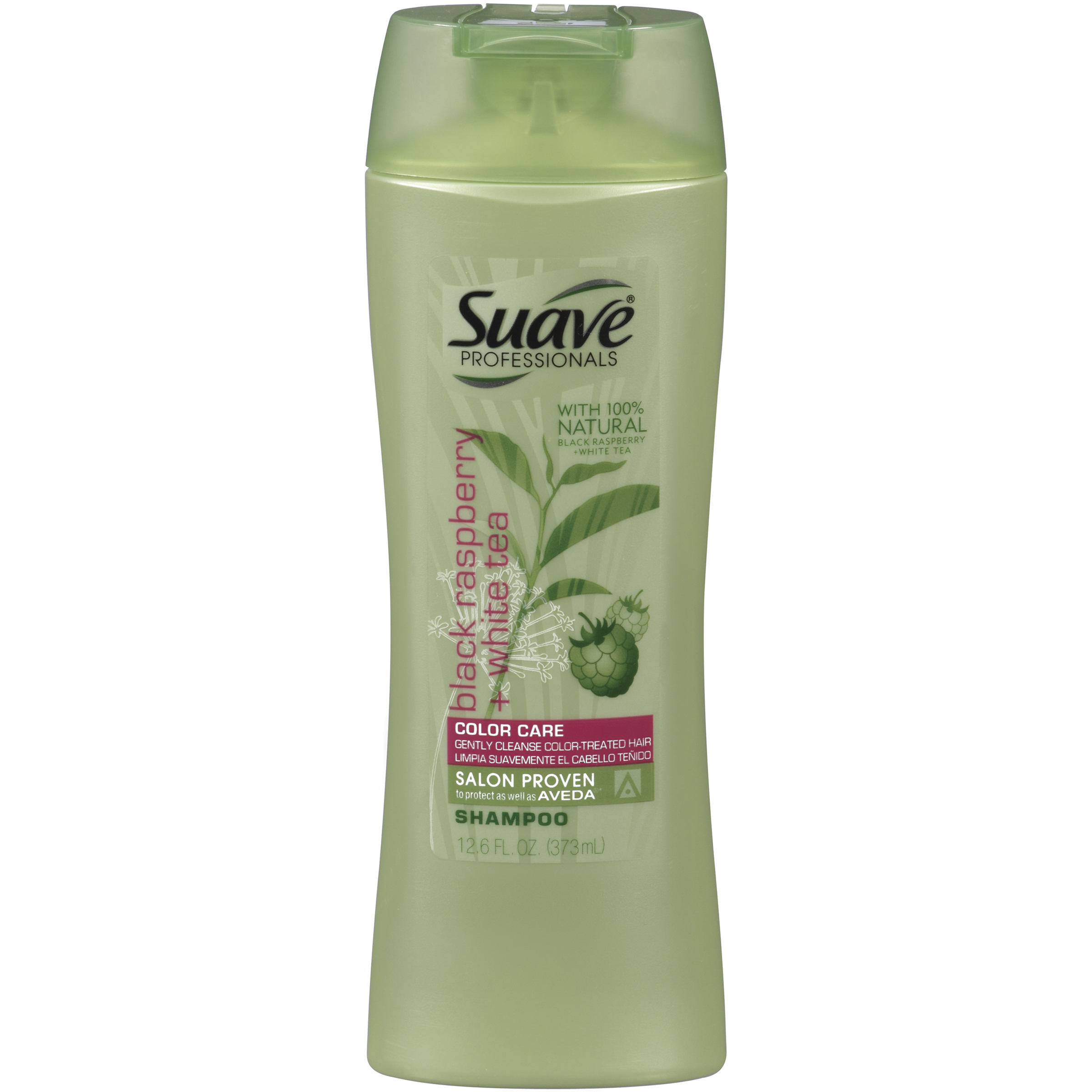 Suave Shampoo, Color Care, Black Raspberry + White Tea, 12.6 fl oz (373