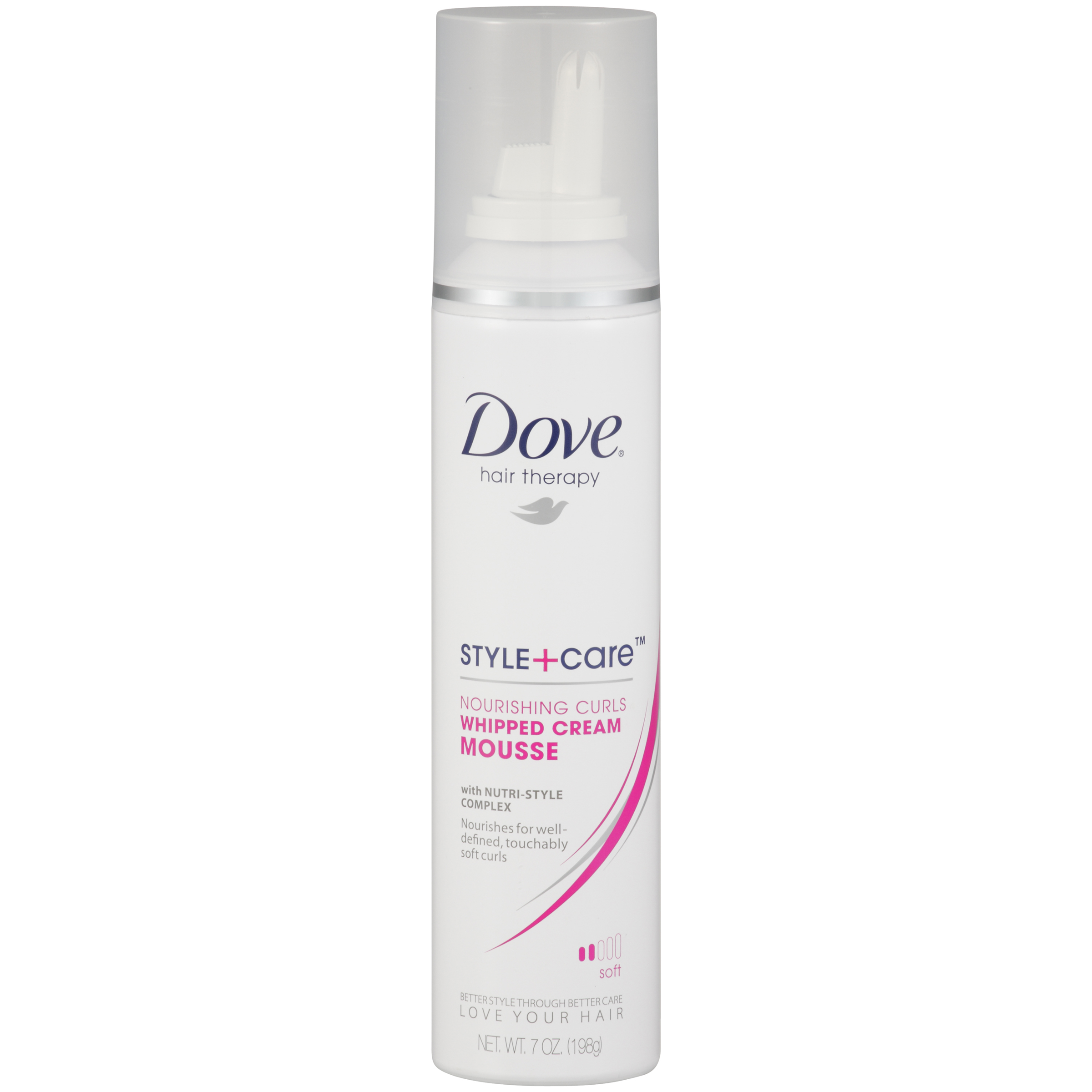 Dove Hair Therapy Nourishing Curls Style+Care™ Whipped Cream Mouse 7 oz