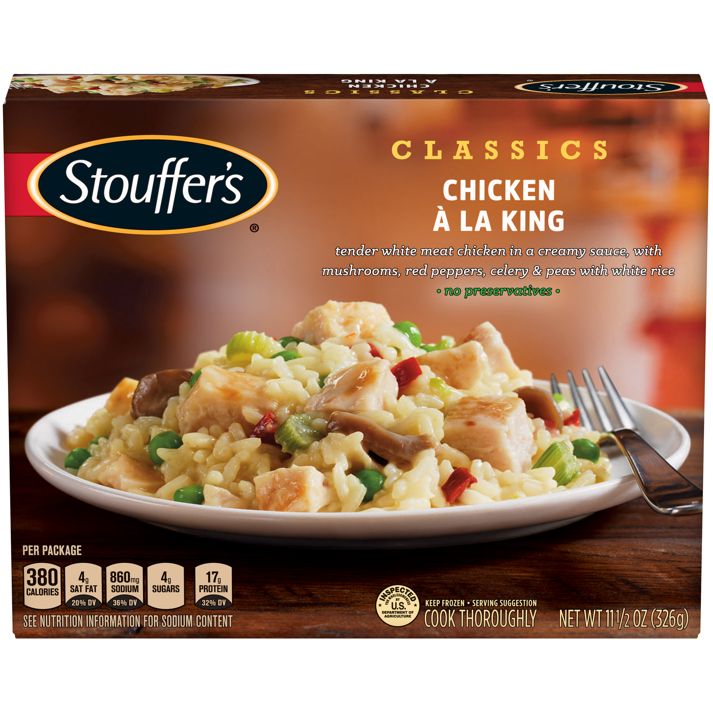 UPC 013800120083 product image for Tender white meat chicken in a creamy sauce, with mushrooms, onions, celery and  | upcitemdb.com