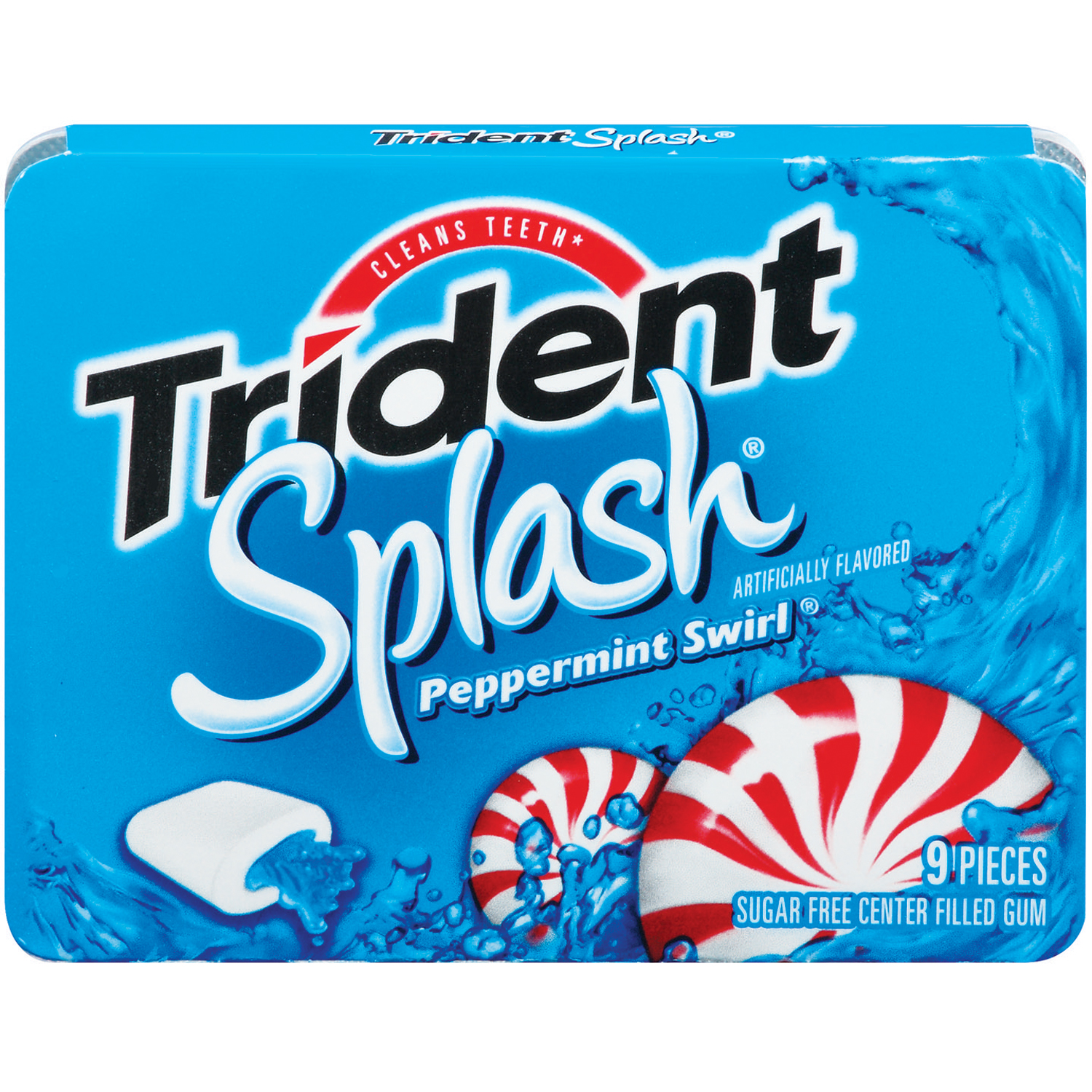 UPC 012546671279 product image for Peppermint Swirl Center Filled 9 Pieces Sugar Free Gum 1 PK SLEEVE | upcitemdb.com