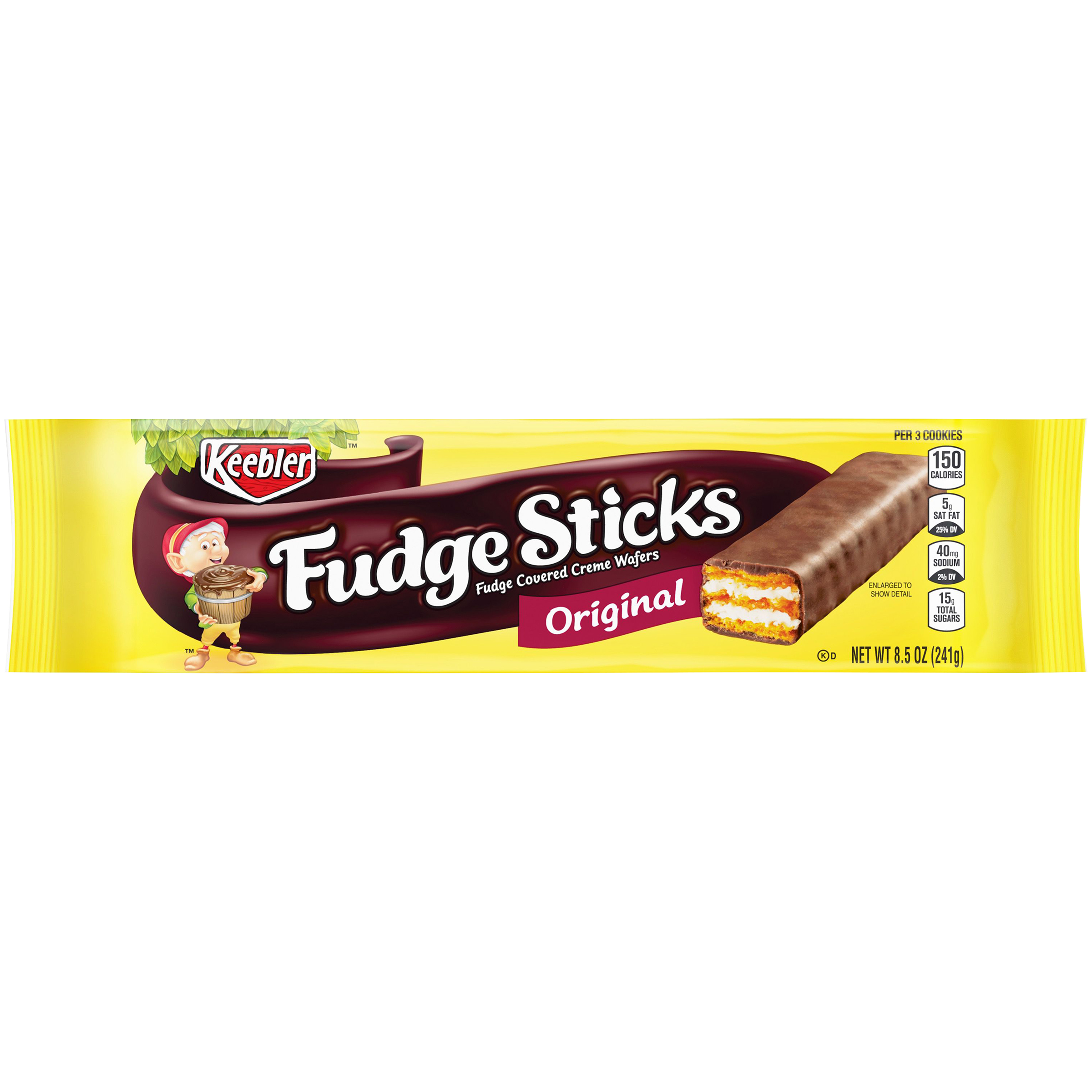UPC 030100058014 Keebler Fudge Shoppe Creme Wafers Fudge Sticks 1