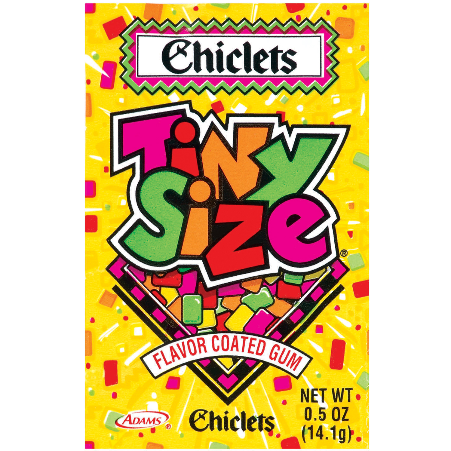 UPC 012546121286 Cadbury Adams Chiclets tiny Size fruit flavored