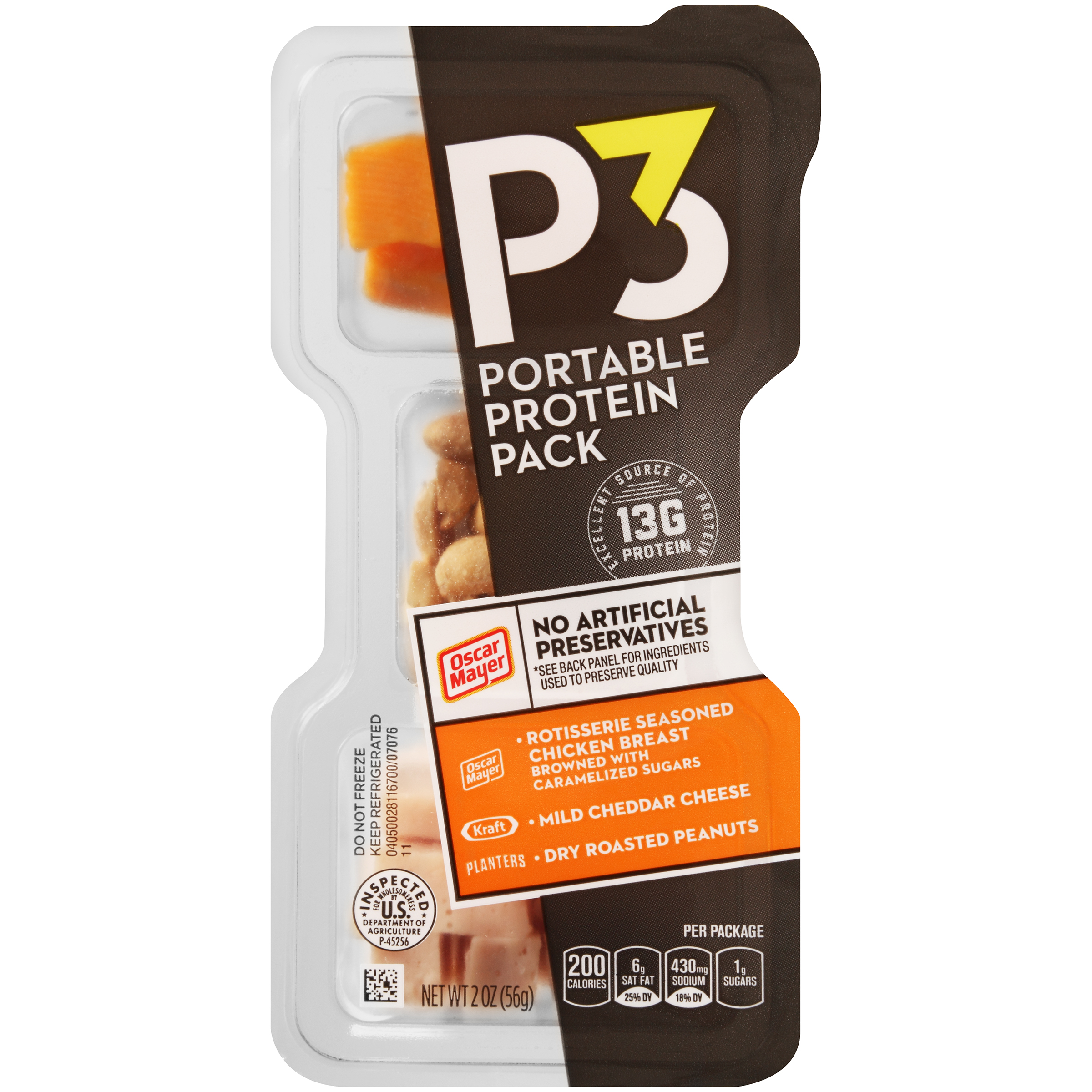 UPC 044700070765 product image for Chicken Breast/Cheddar/Peanuts Portable Protein Pack | upcitemdb.com