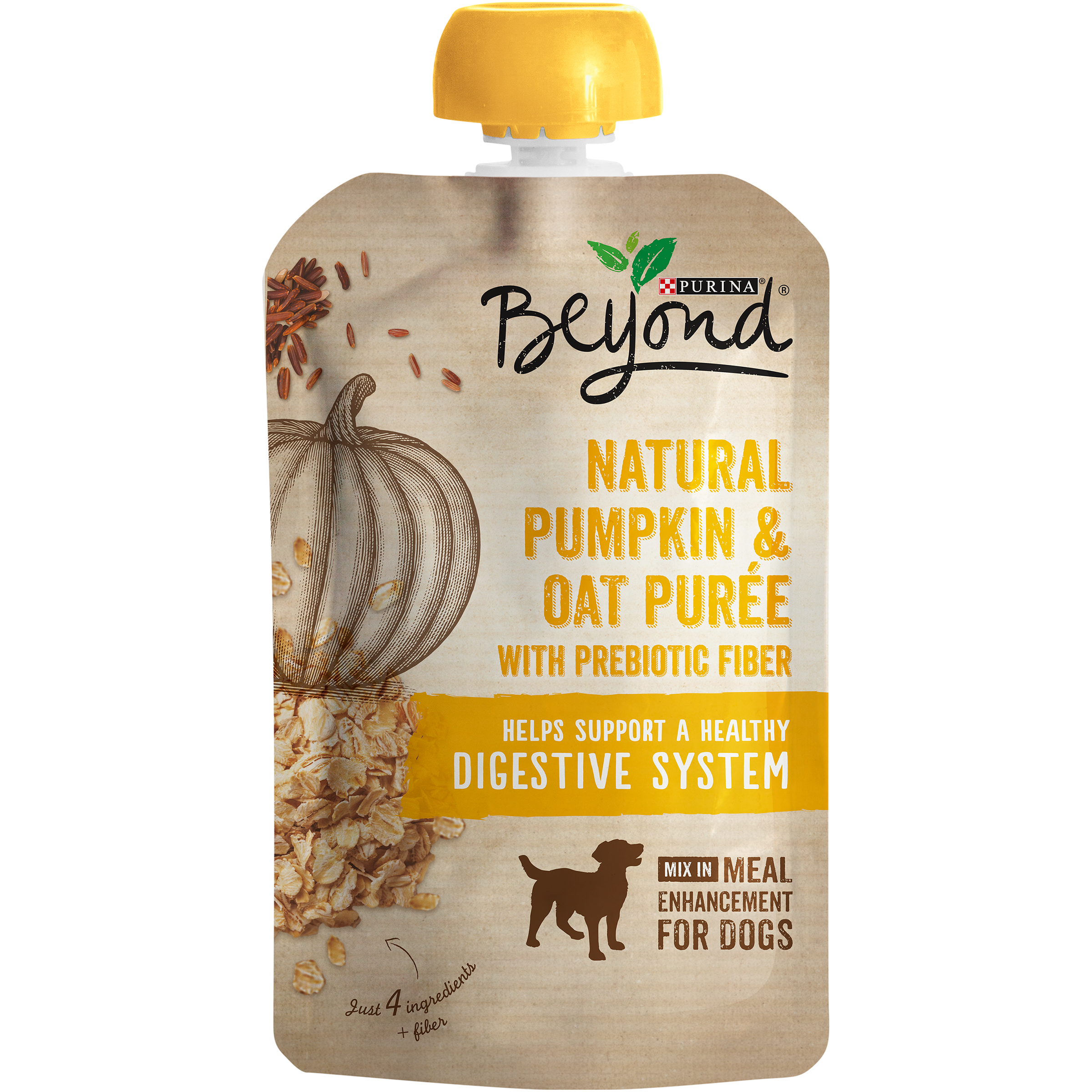 Purina Beyond Natural Pumpkin & Oat Puree Meal Enhancement - Pet