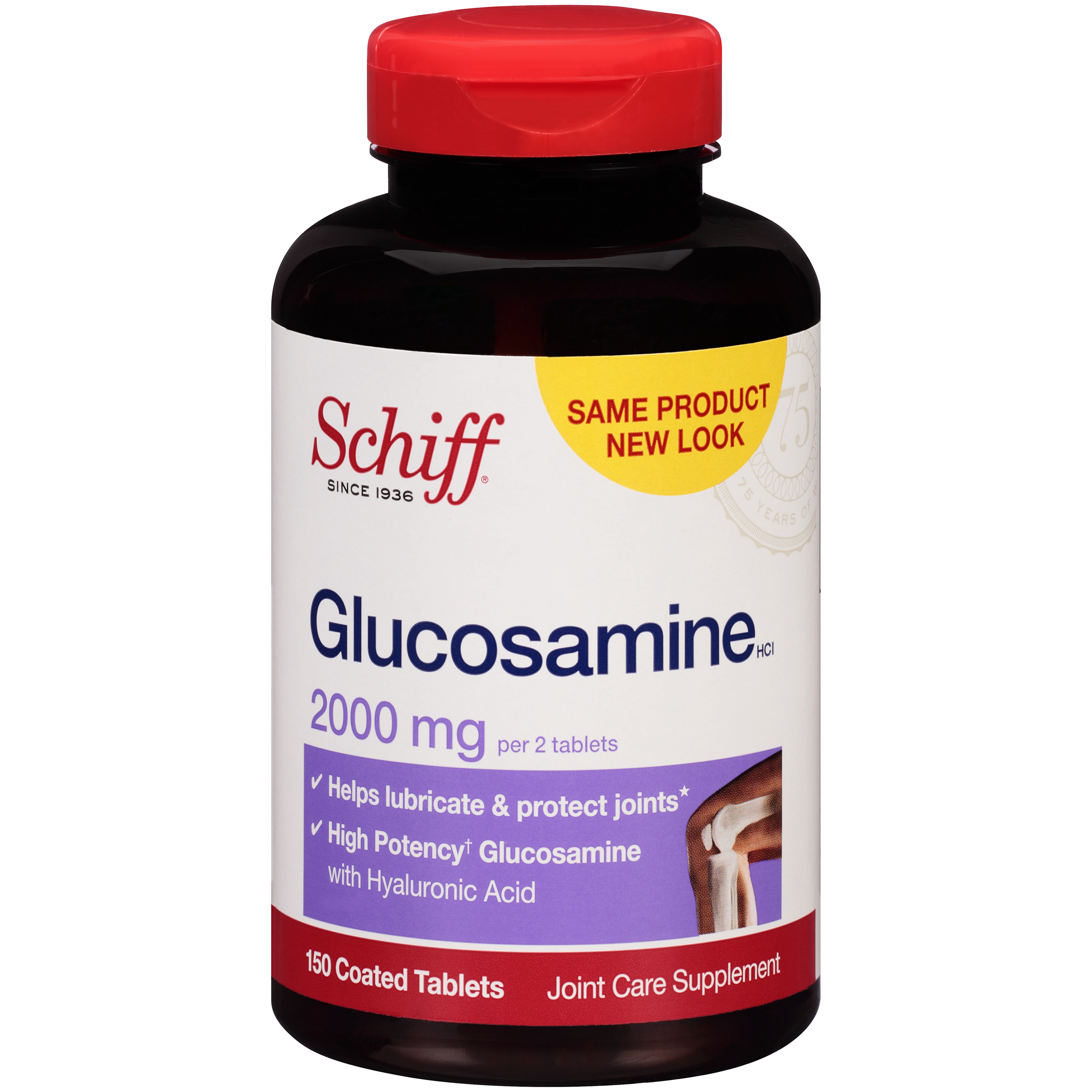 020525121905 UPC Glucosamine 2000mg By Schiff 150 Coated Tablets