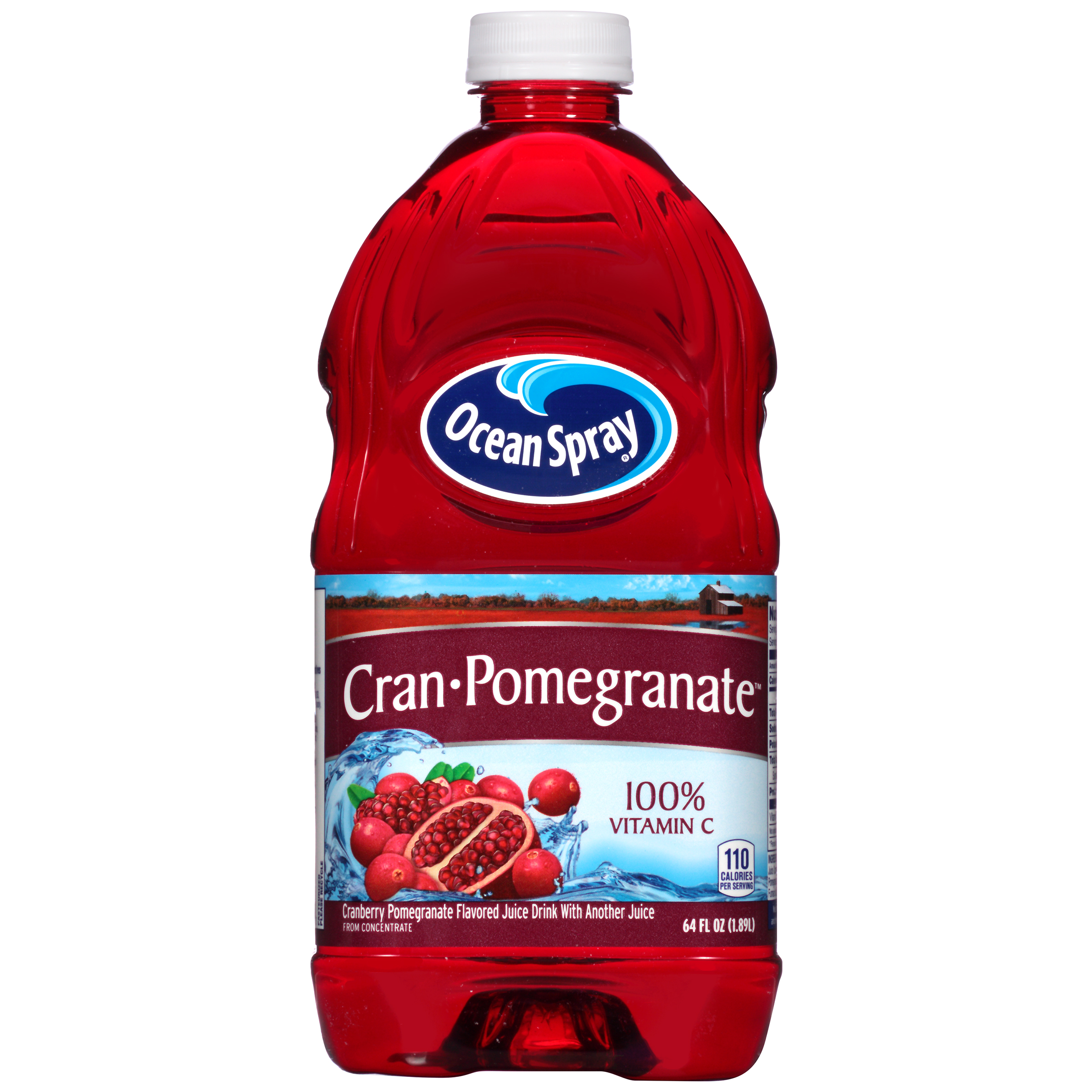 Ocean Spray CranPomegranate Juice Drink 64 FL OZ PLASTIC