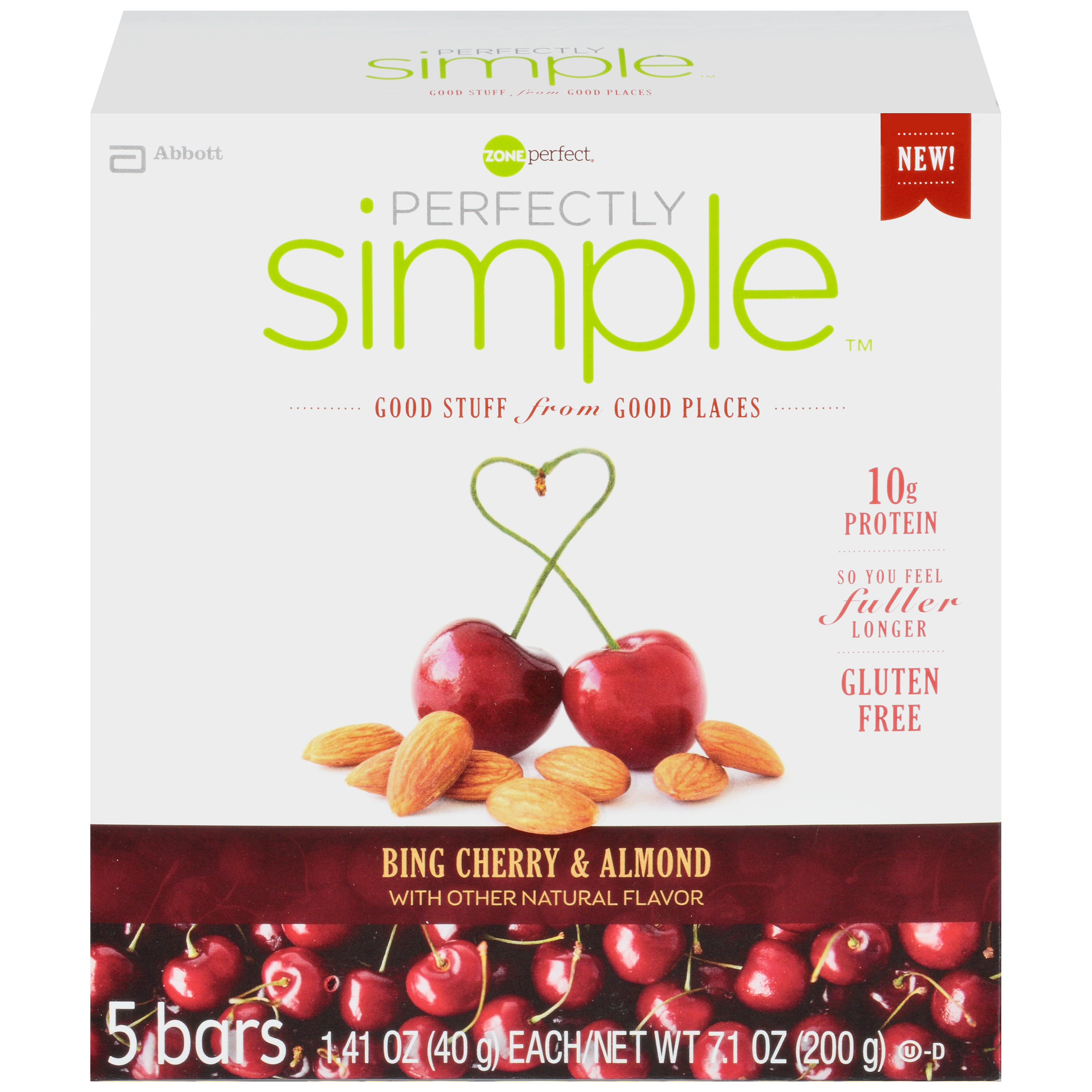 UPC 638102641465 product image for Perfectly Simple Bing Cherry & Almond Nutrition Bars | upcitemdb.com