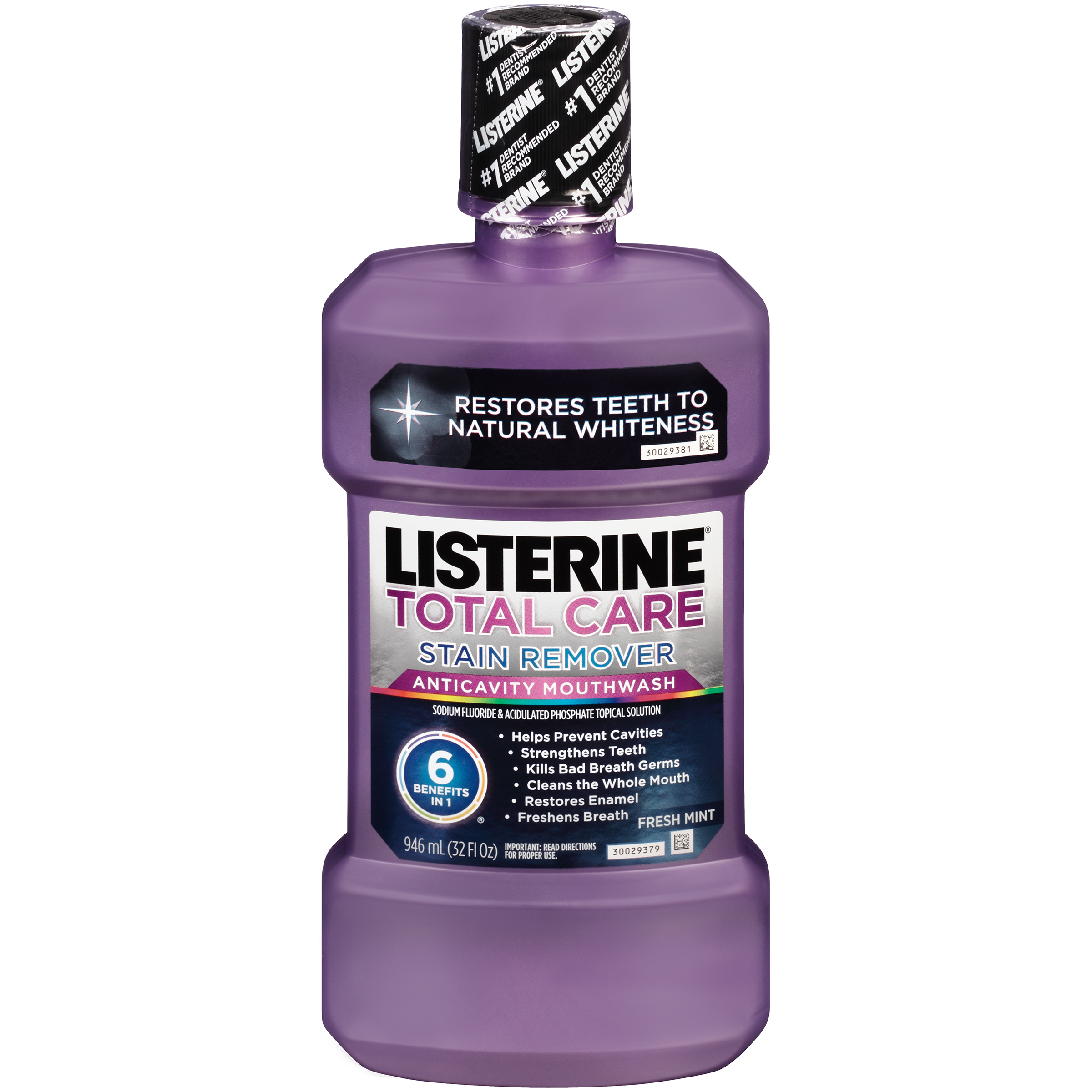 Listerine Total Care Anticavity Mouthwash Plus Whitening Fresh Mint Listerine Total Care Anticavity Mouthwash Plus Whitening Fresh Mint