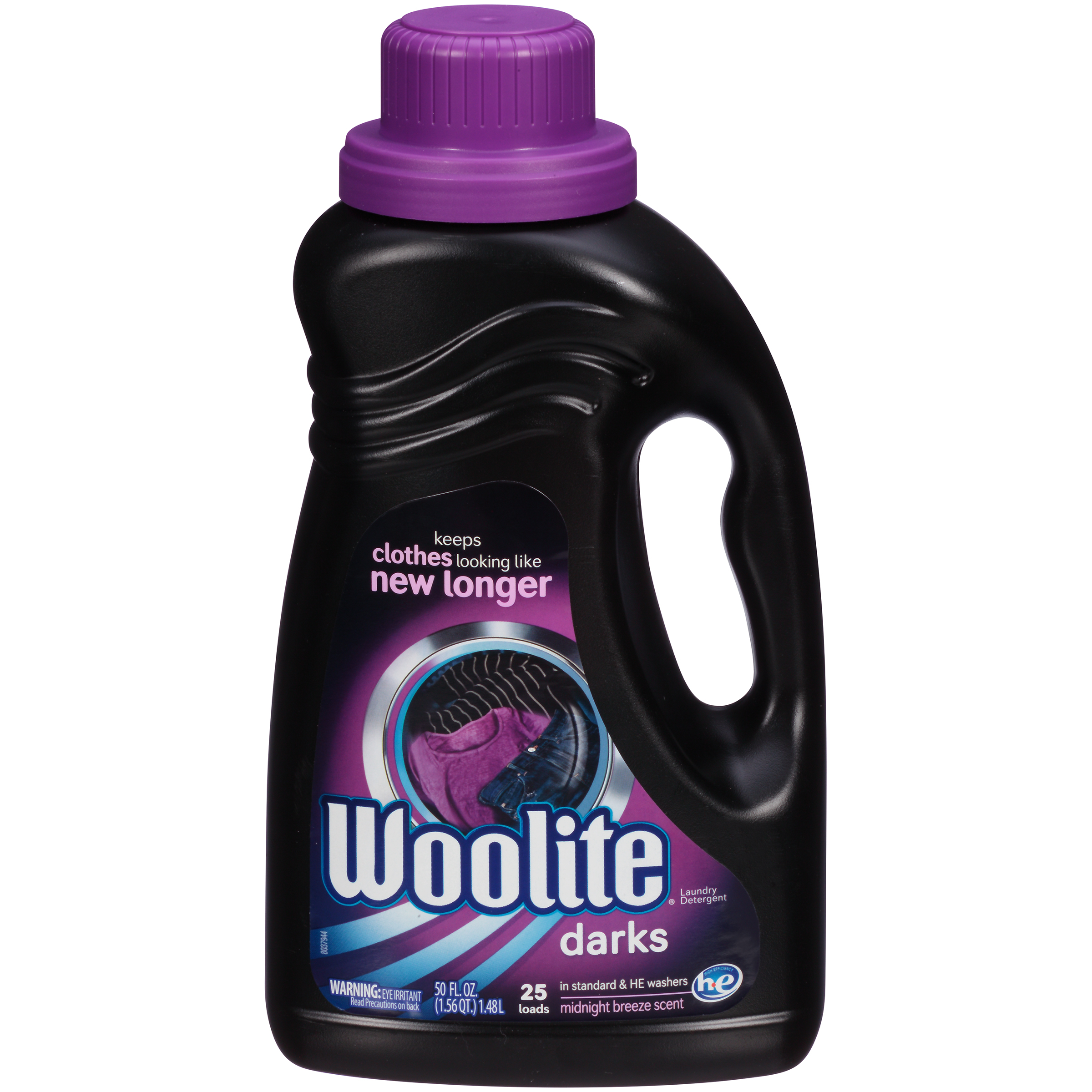 Woolite Darks Liquid Laundry Detergent, Midnight Breeze Scent, 25 Loads