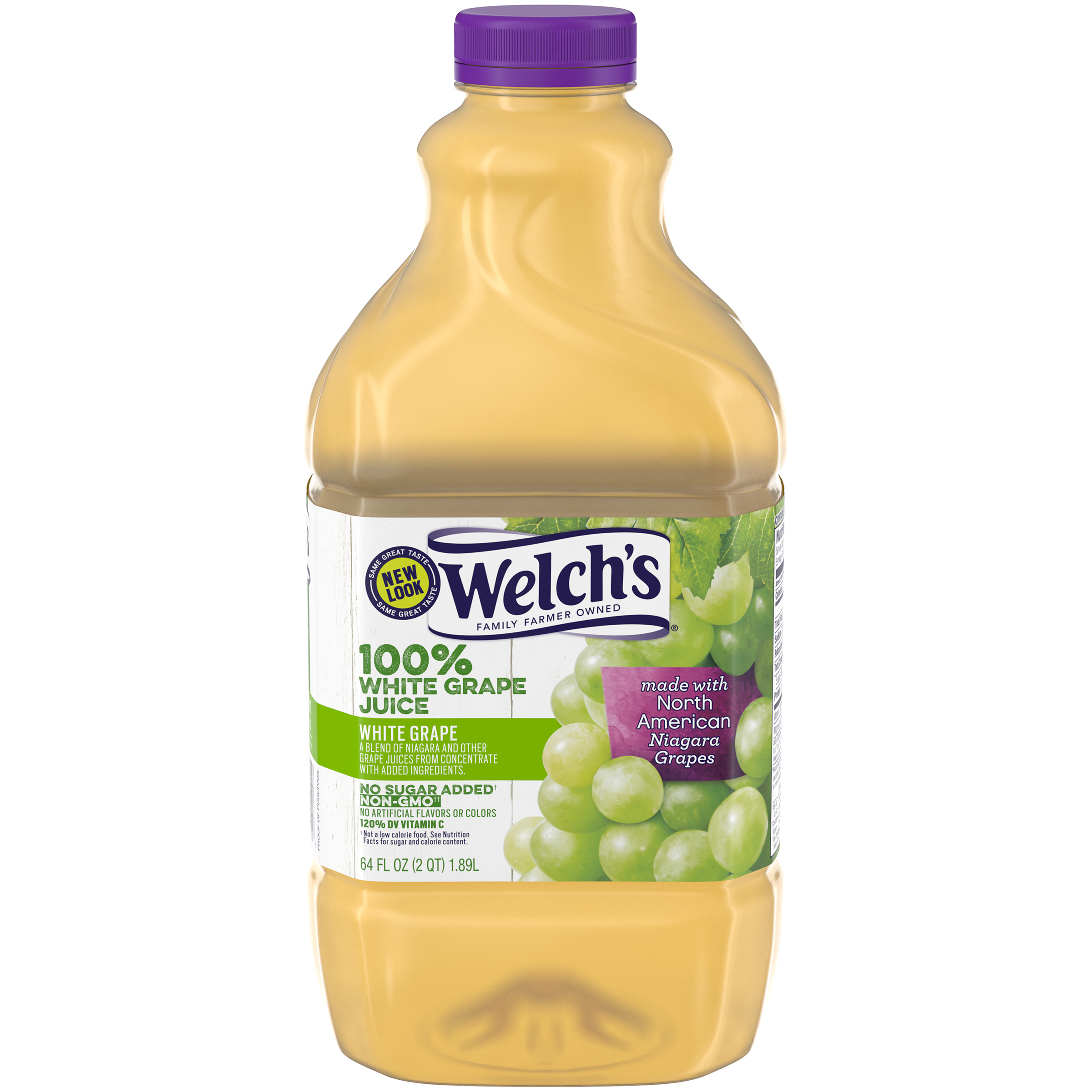 Welch's White Grape Juice, 100, 64 fl oz (2 qt) 1.89 lt Shop Your