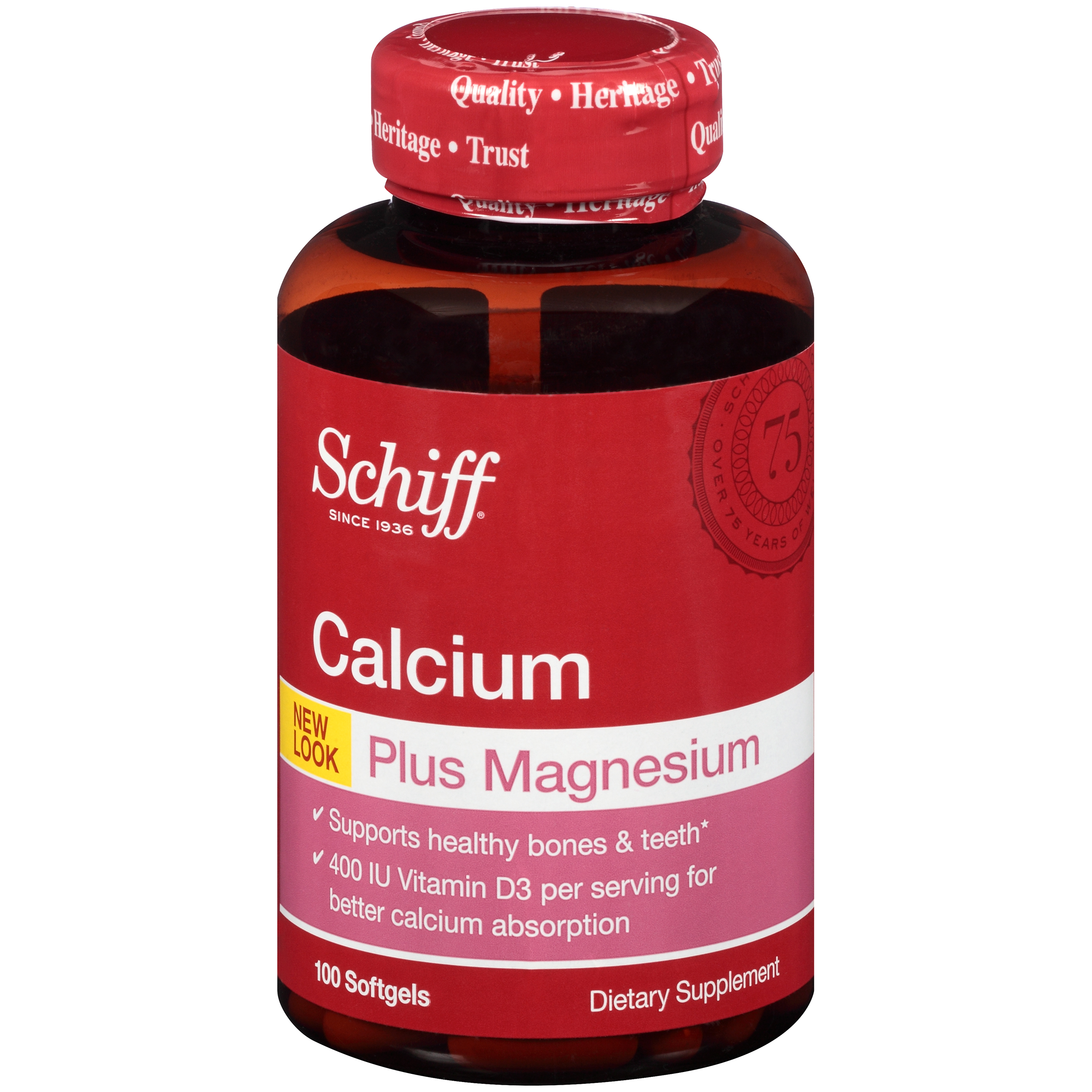 Calcium Plus Magnesium Dietary Supplement 100