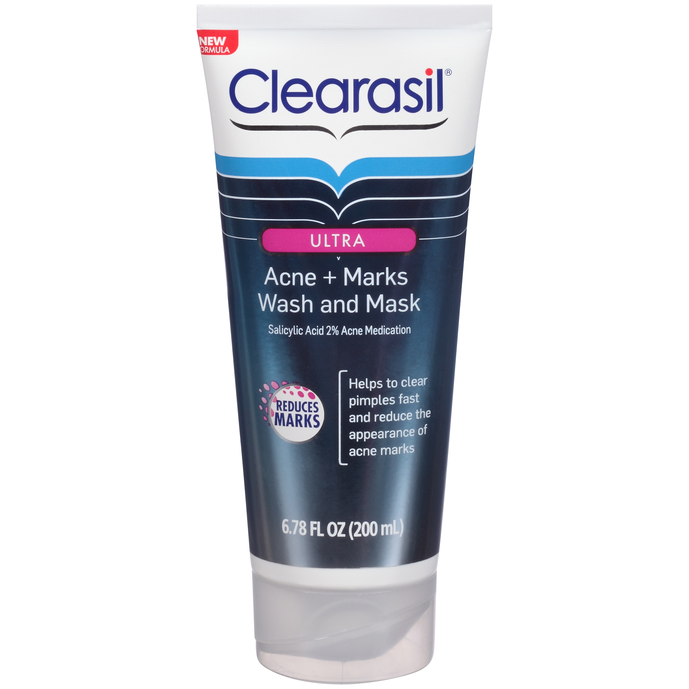 Clearasil Ultra Acne+Marks Wash & Mask 6.78 OZ Tube