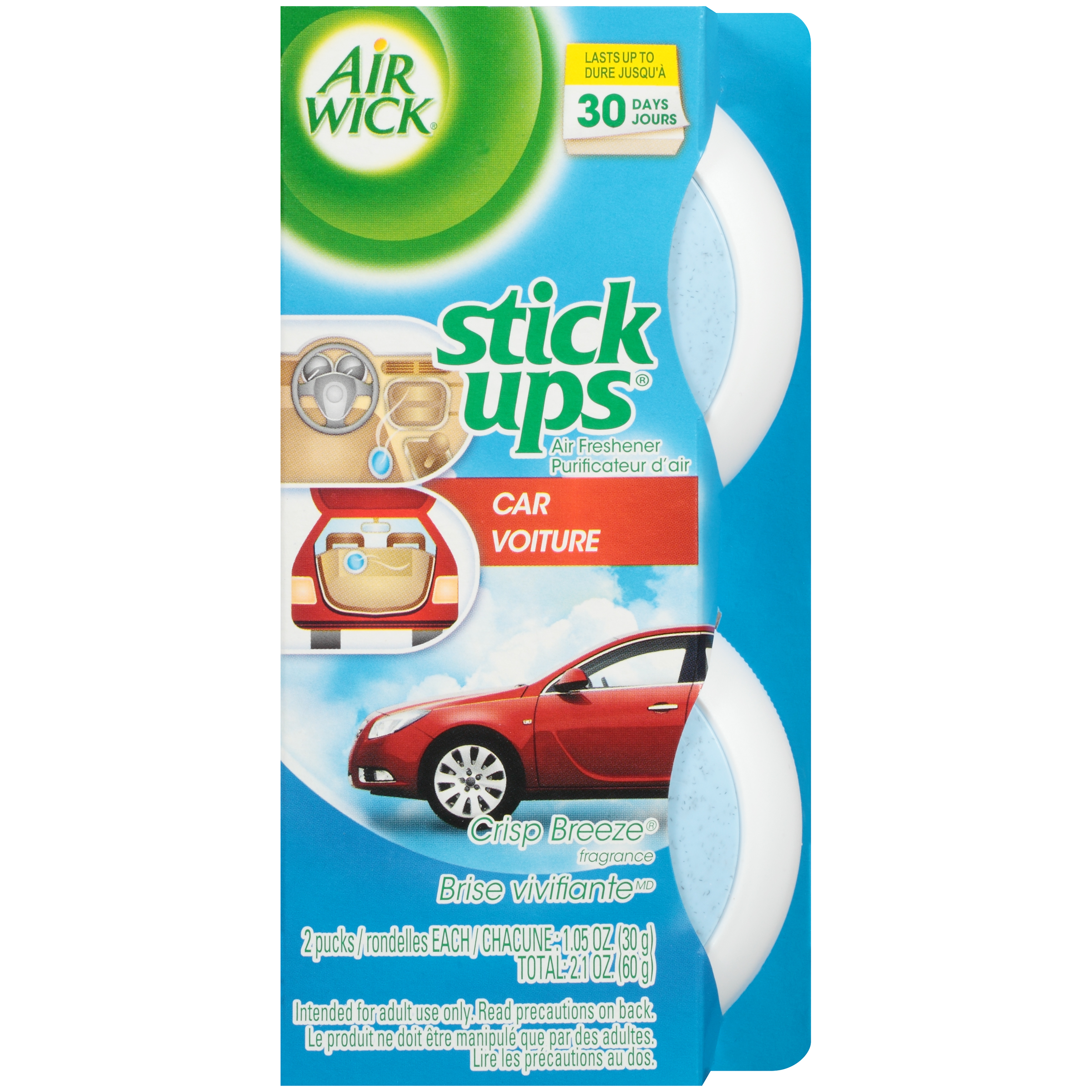 UPC 062338858234 product image for Stick Ups Crisp Breeze Fragrance Car Air Fresheners | upcitemdb.com