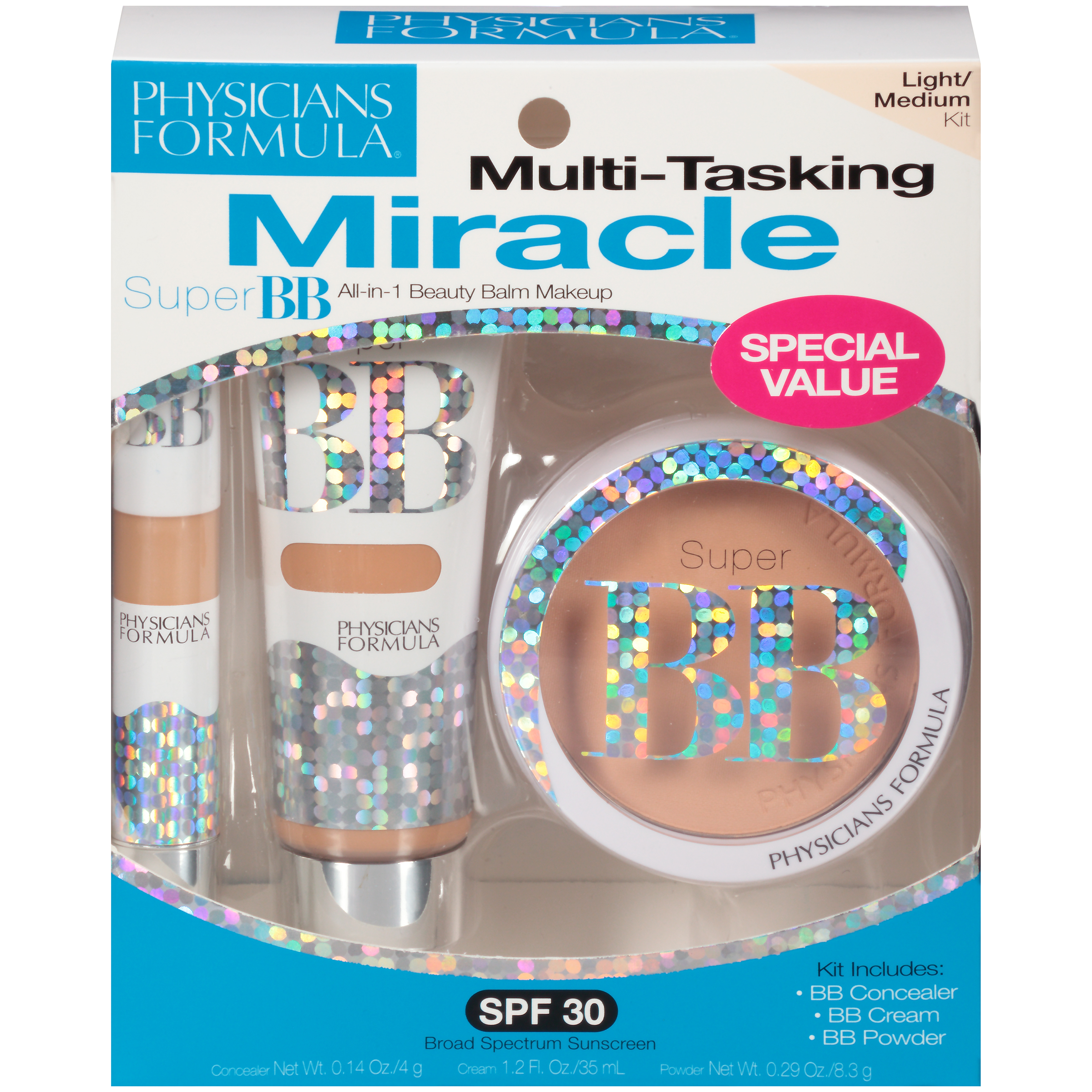 Physicians Formula MultiTasking Miracle Allin1 Light/Medium Beauty