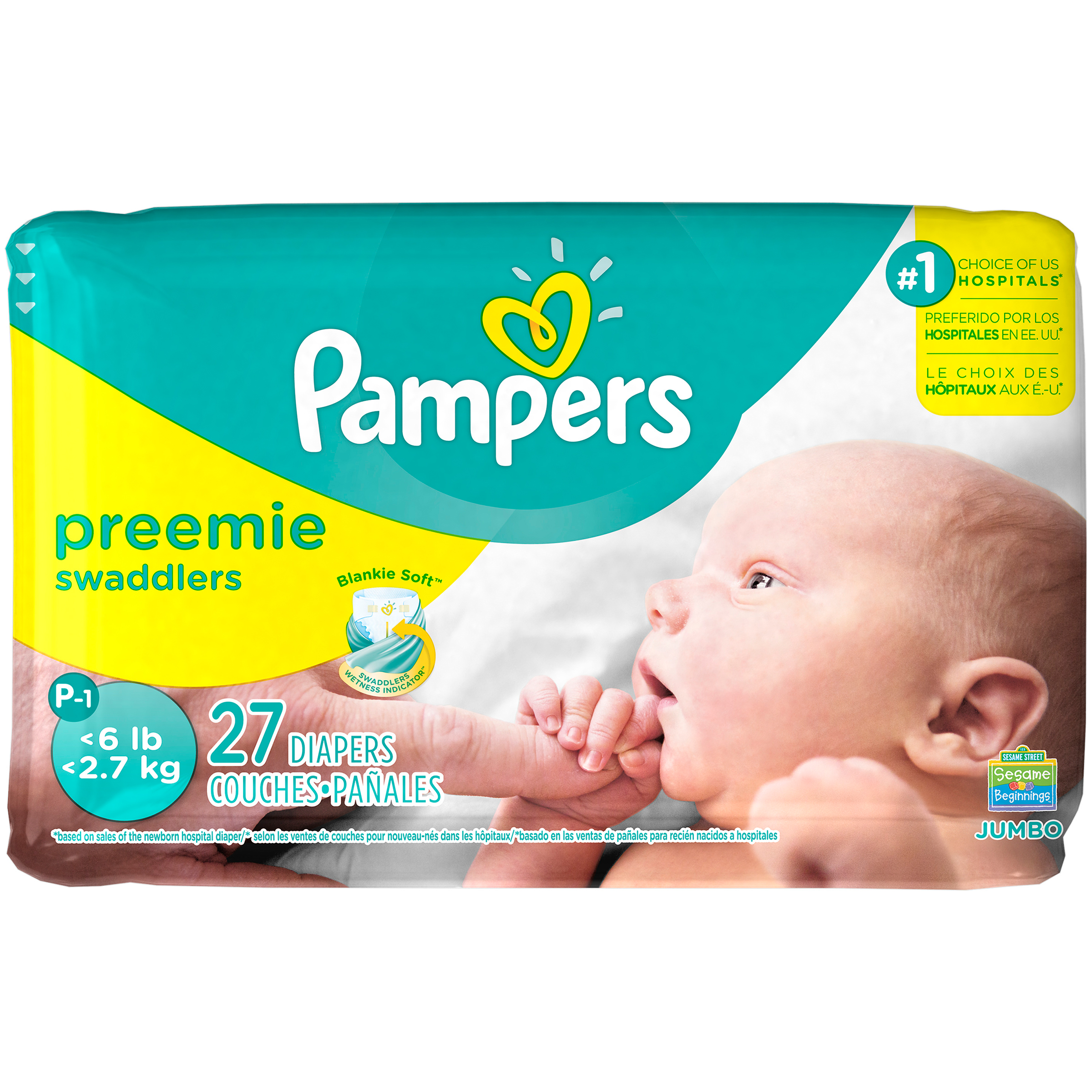 UPC 037000863588 - Pampers Swaddlers Diapers, Size 1 (8-14 ...