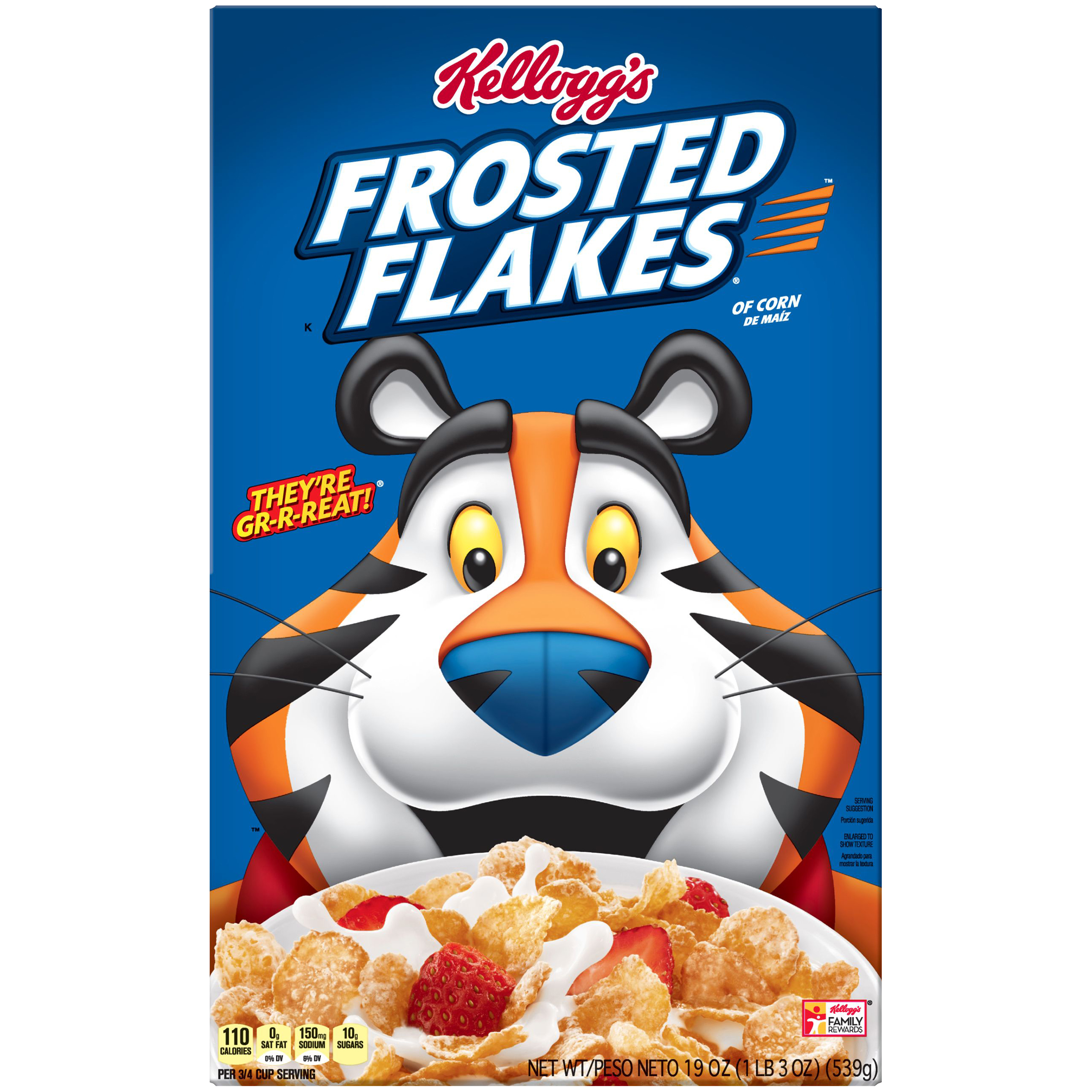 UPC 038000596582 Kelloggs Frosted Flakes Cereal 1 Box 19 Oz 
