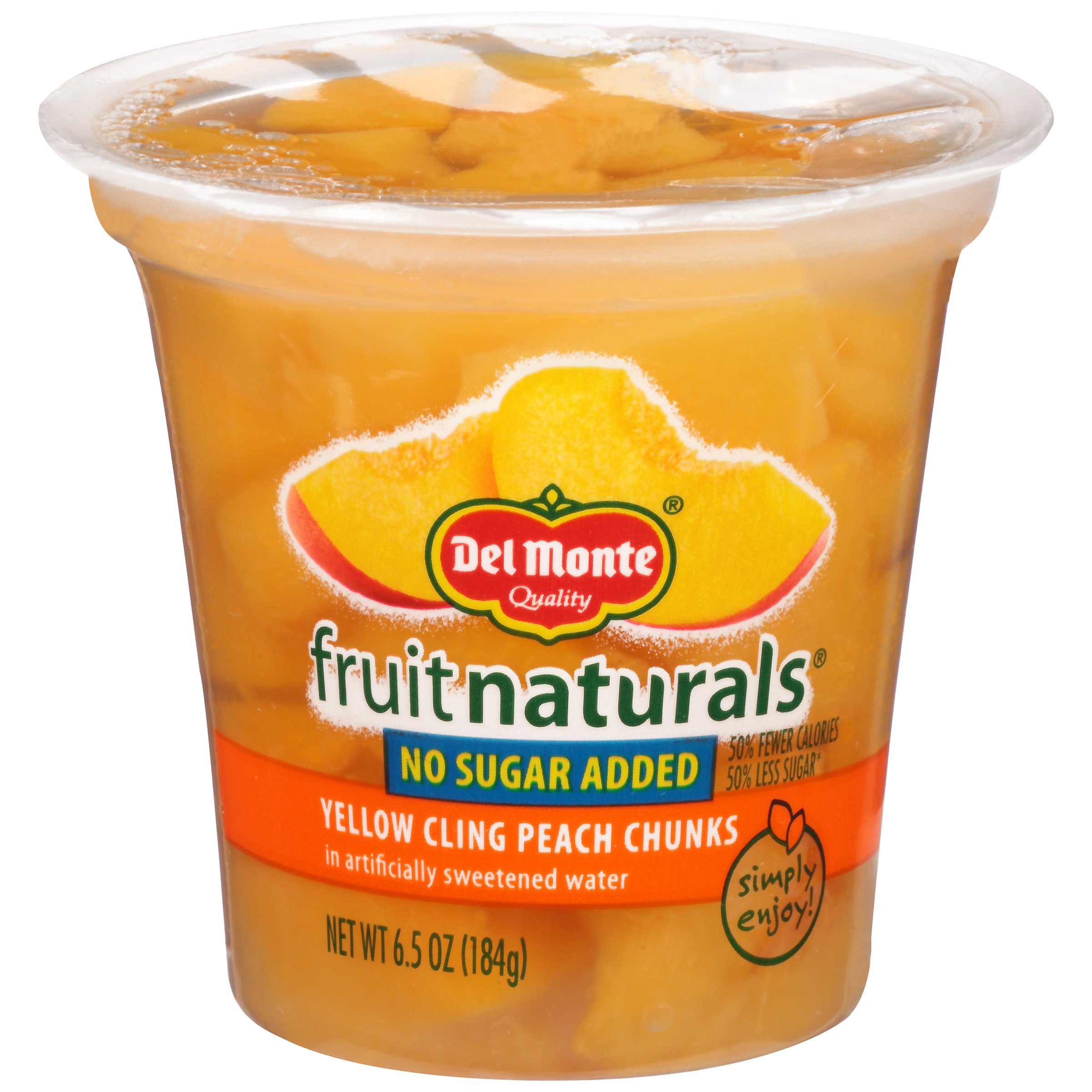 Yellow Cling in Artificially Sweetened Water Peach Chunks