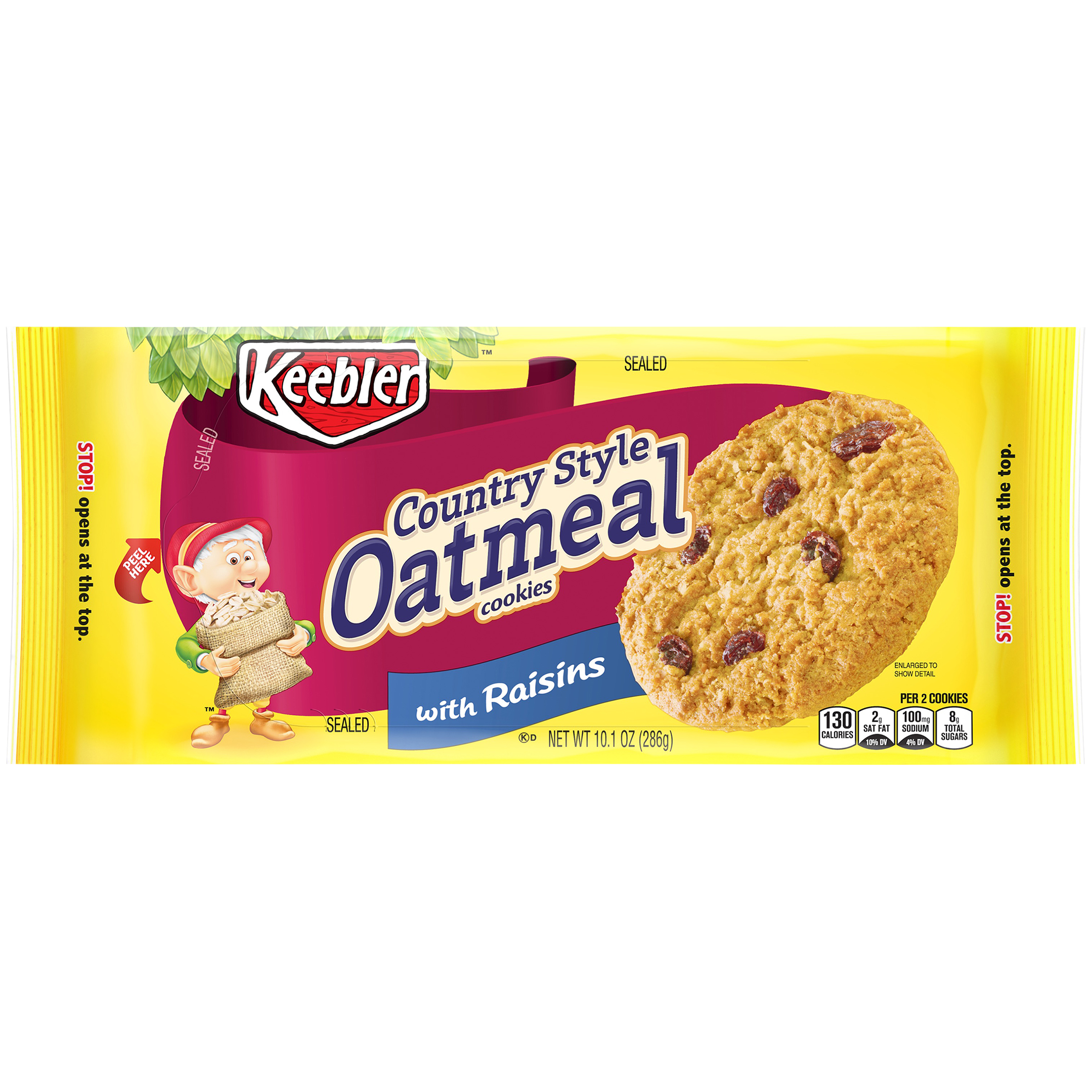UPC 030100100355 product image for Country Style Oatmeal with Raisins Cookies 10.1 OZ TRAY | upcitemdb.com