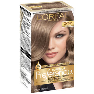 L'Oreal 7a Cooler Dark Ash Blonde Hair Color 1 KT BOX ...